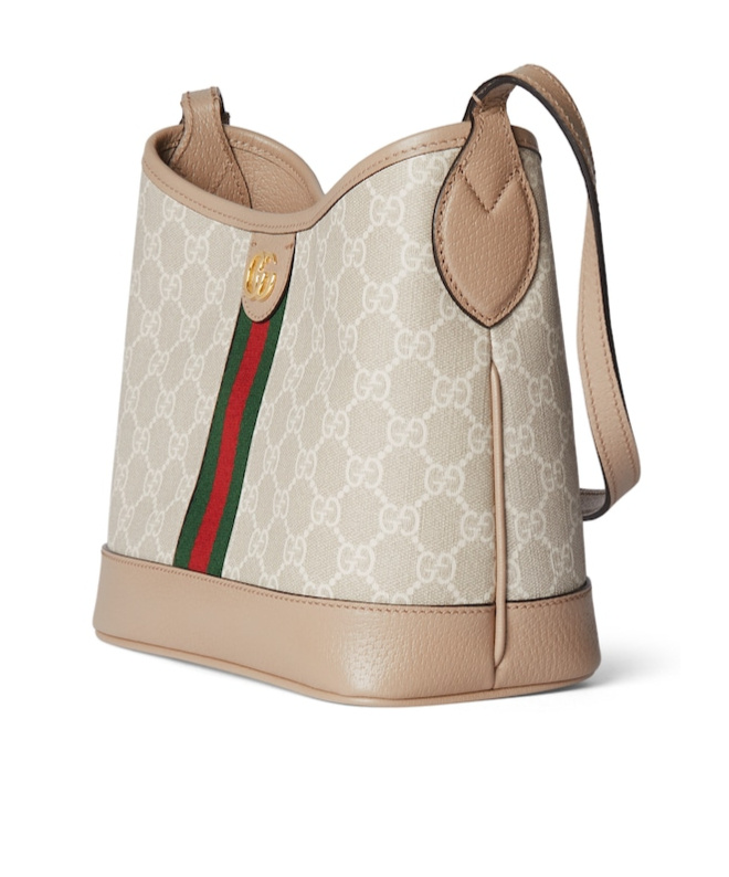 Gucci Ophidia Gg Small Shoulder Bag In White