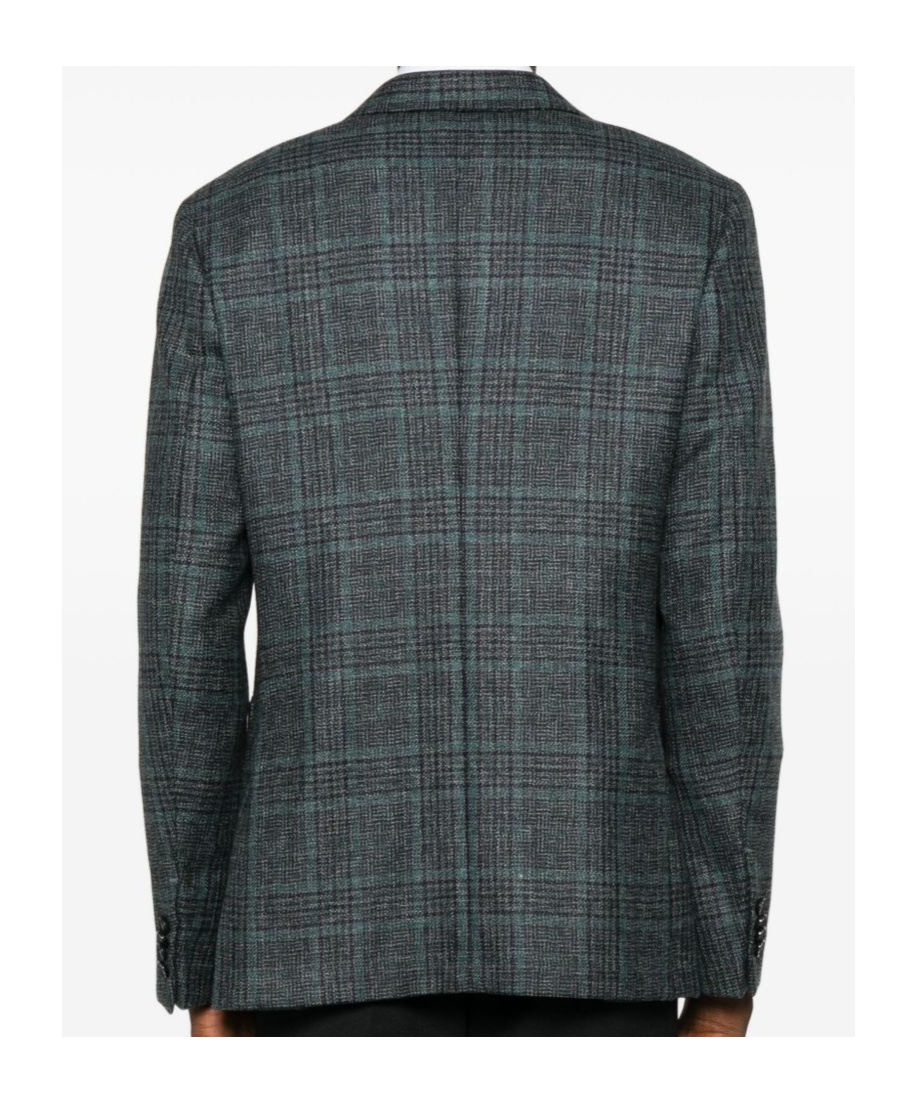Zegna Plaid-pattern Jacket In Multi
