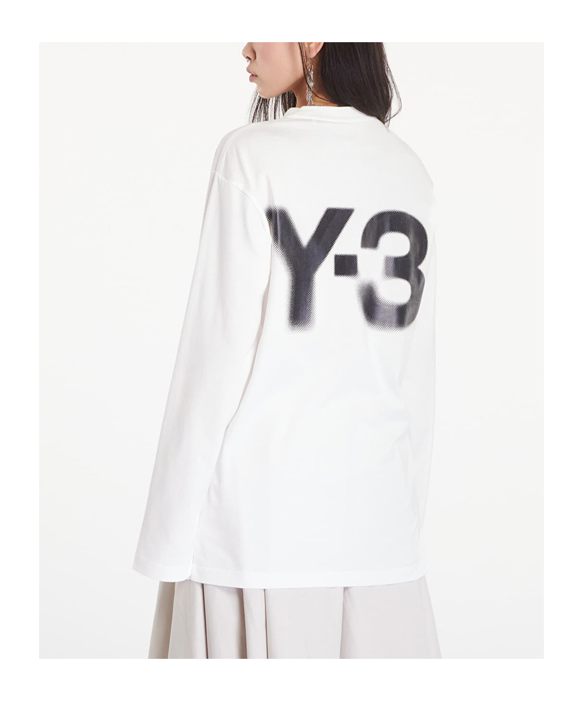 Y-3 Reflective Logo T-shirt In White