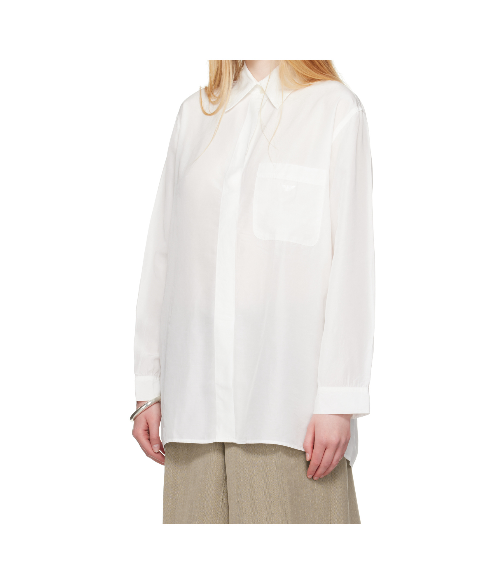 Our Legacy Work Shop Emporio Armani Spiaggia Shirt In White
