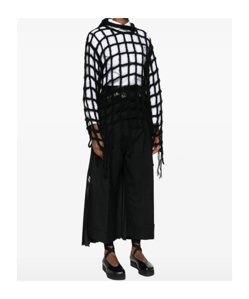 Junya Watanabe Cutout Poncho In Black