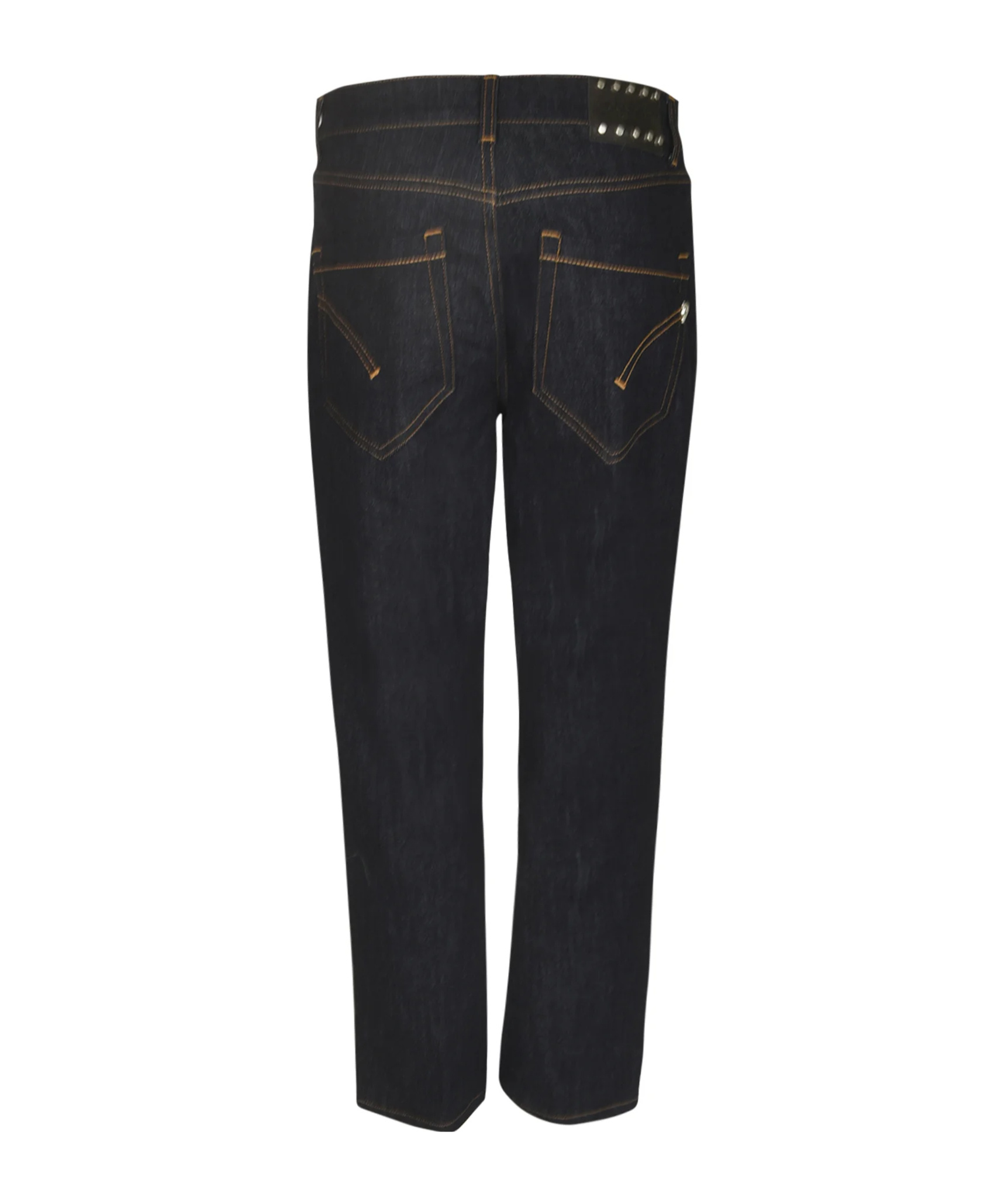 Dondup Denim Trousers With Rivets In Black