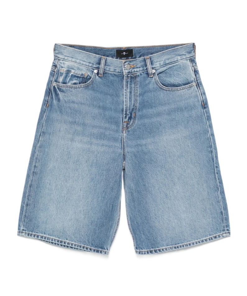 7 For All Mankind Denim Shorts With Belt Loops