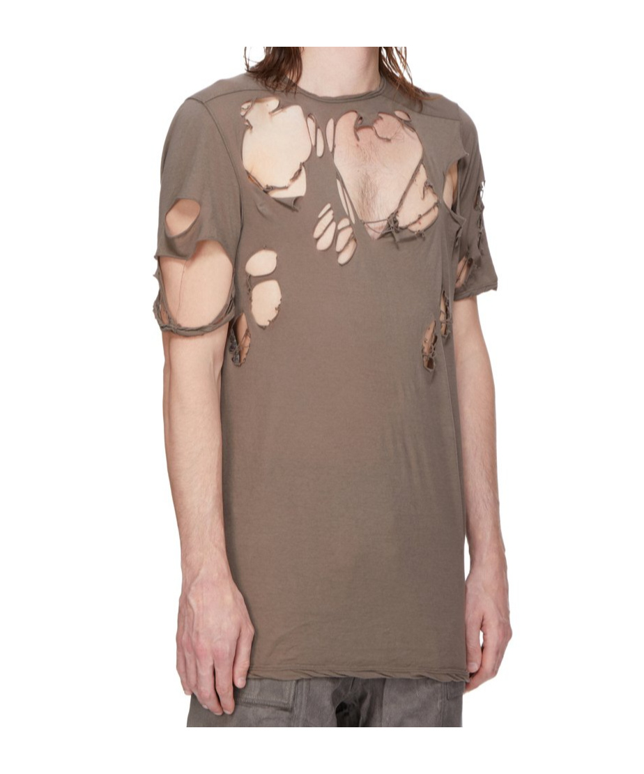Shop Rick Owens Drkshdw Level T T-shirt In Brown