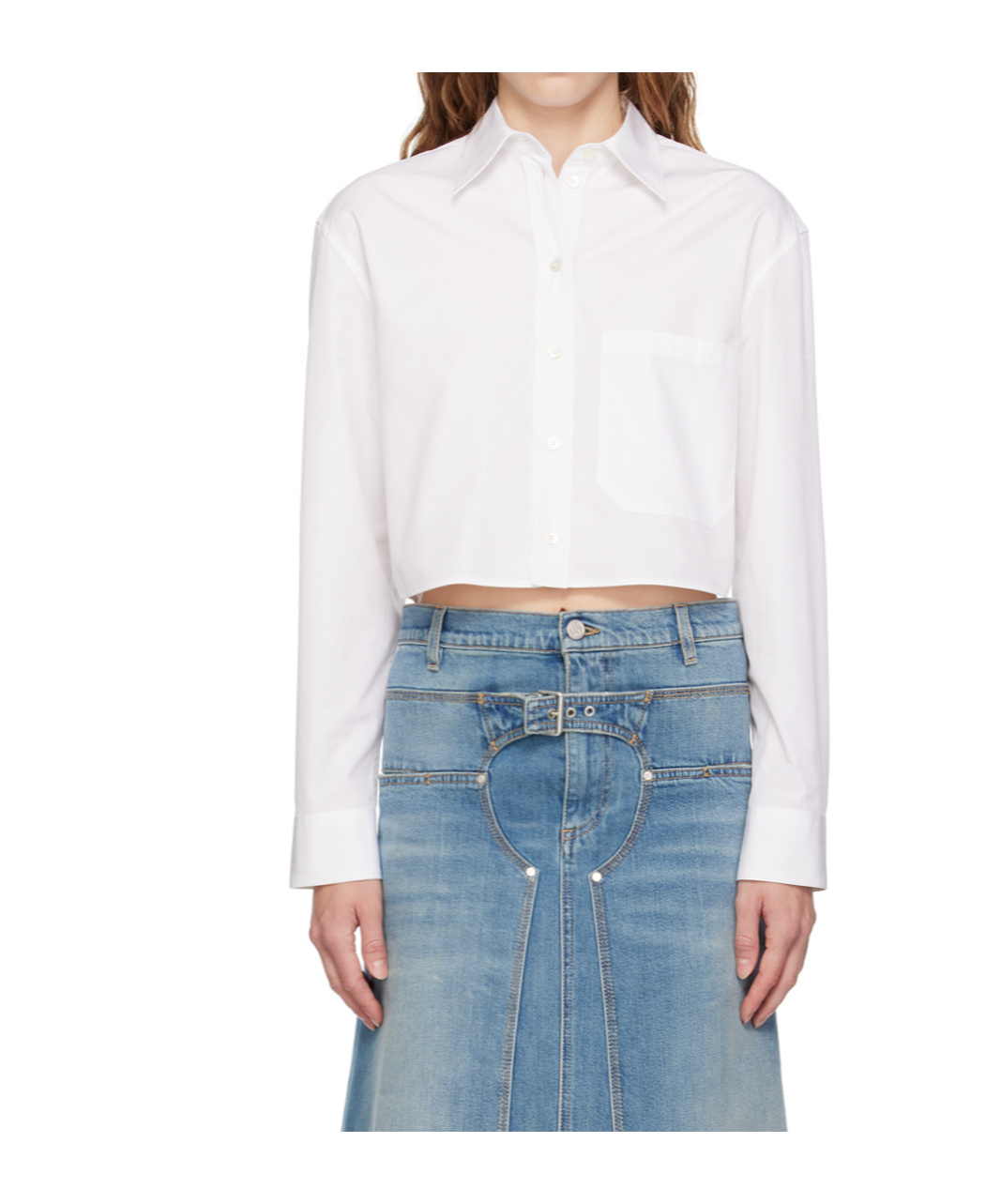 Stella Mccartney Lapel Shirt In White