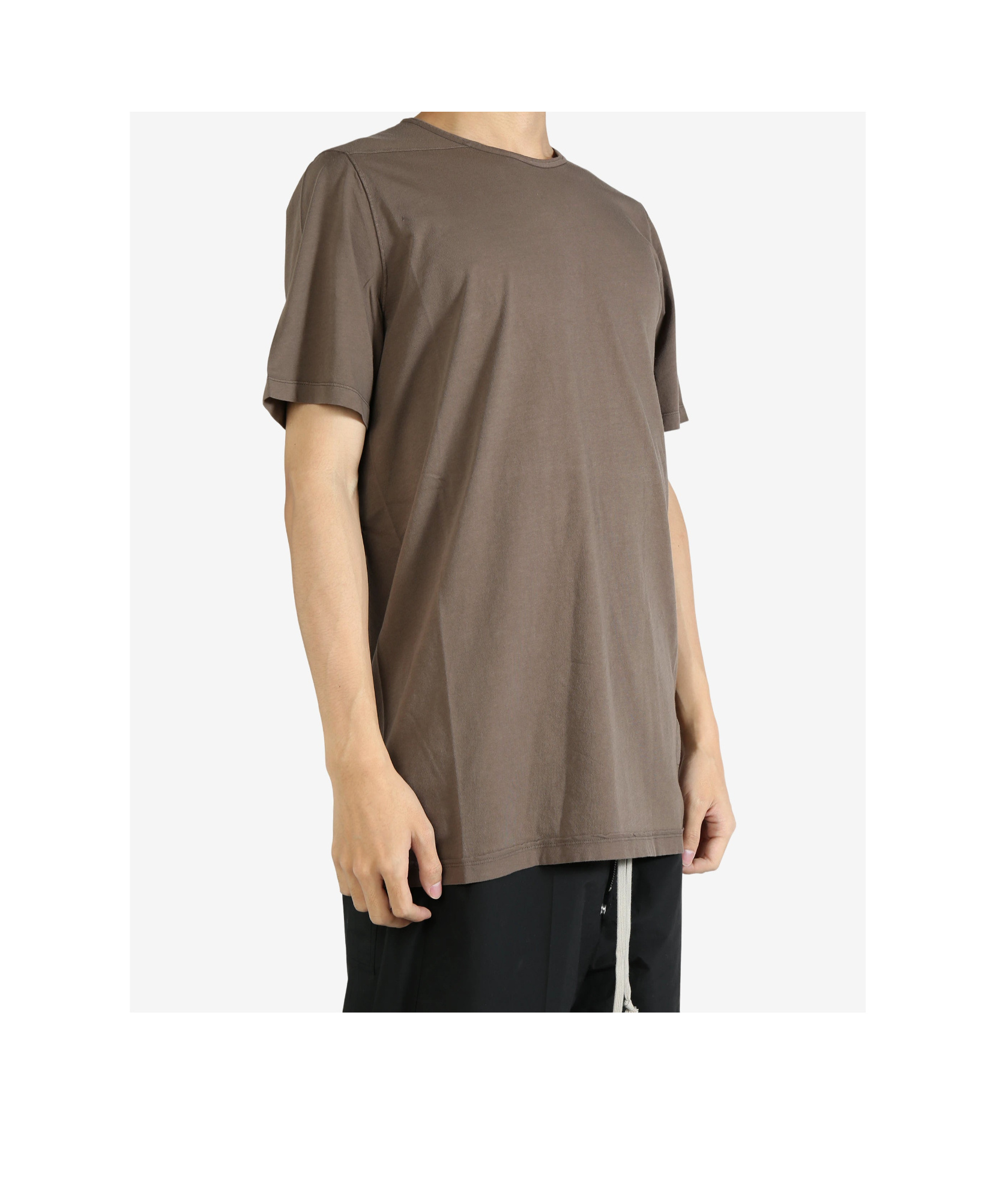 Rick Owens Drkshdw Gray Porterville Level T-shirt In Brown