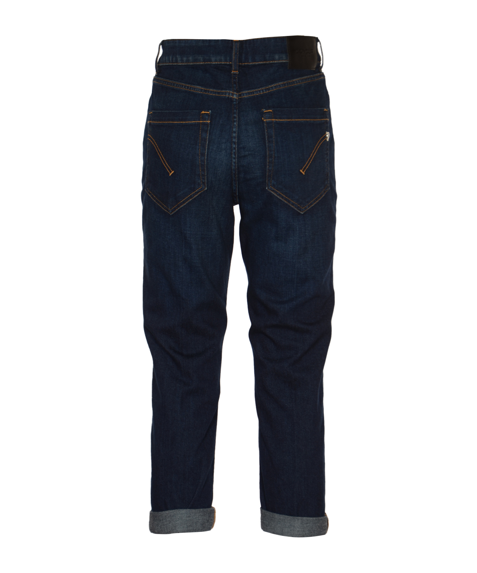 Shop Dondup Koons Tapered Cropped Jeans In Black