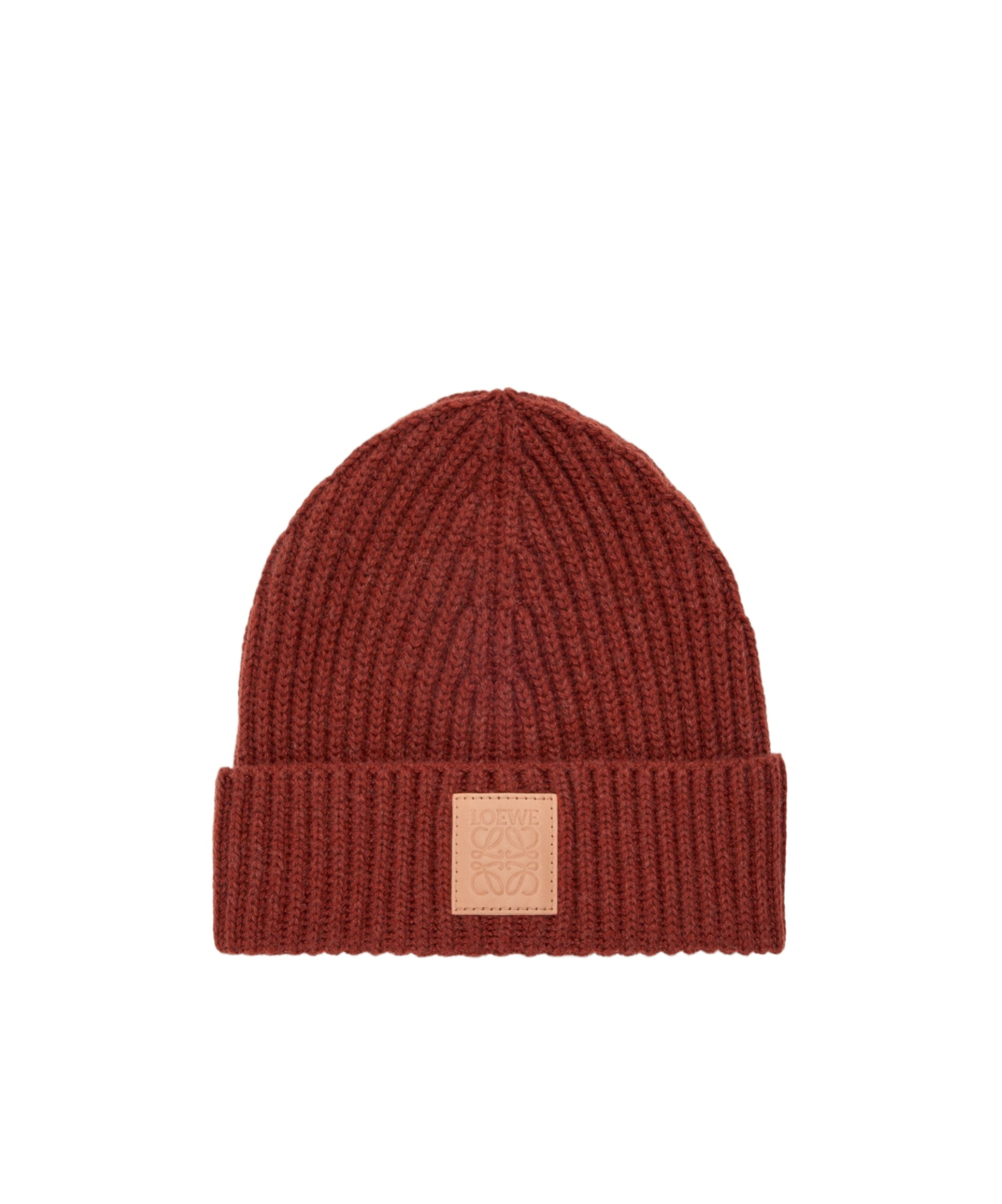Loewe Beanie In Cashmere In Brown