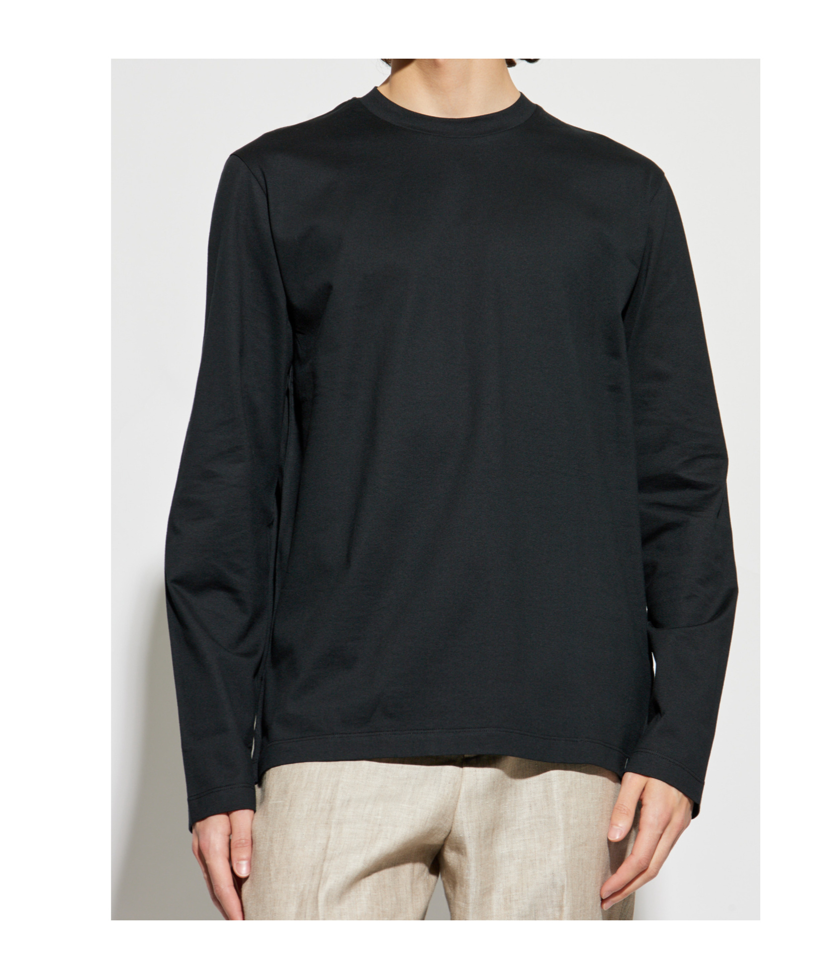 Brioni Long-sleeve T-shirt In Black
