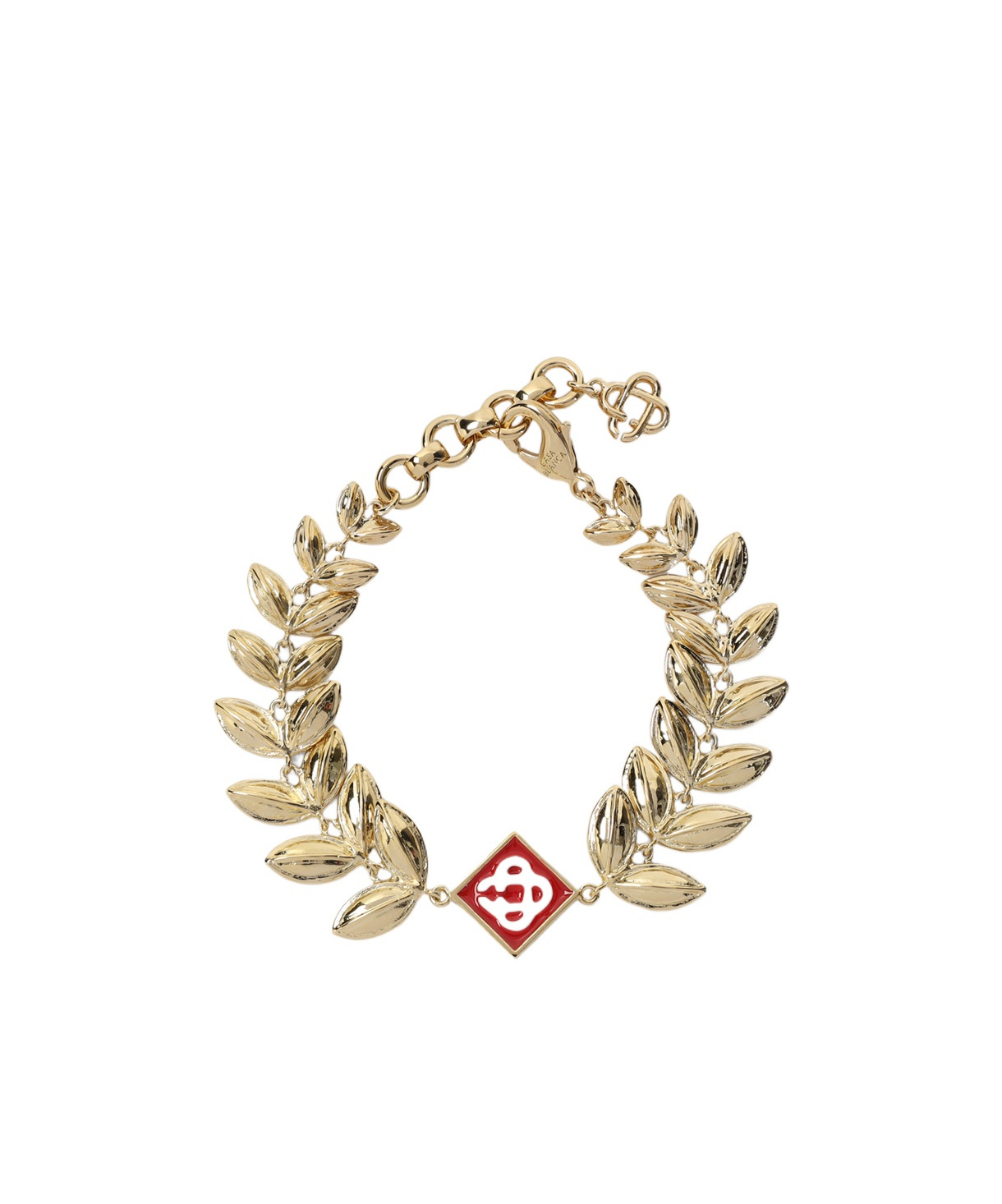 Casablanca Golden Leaves Laurel Bracelet In Gold