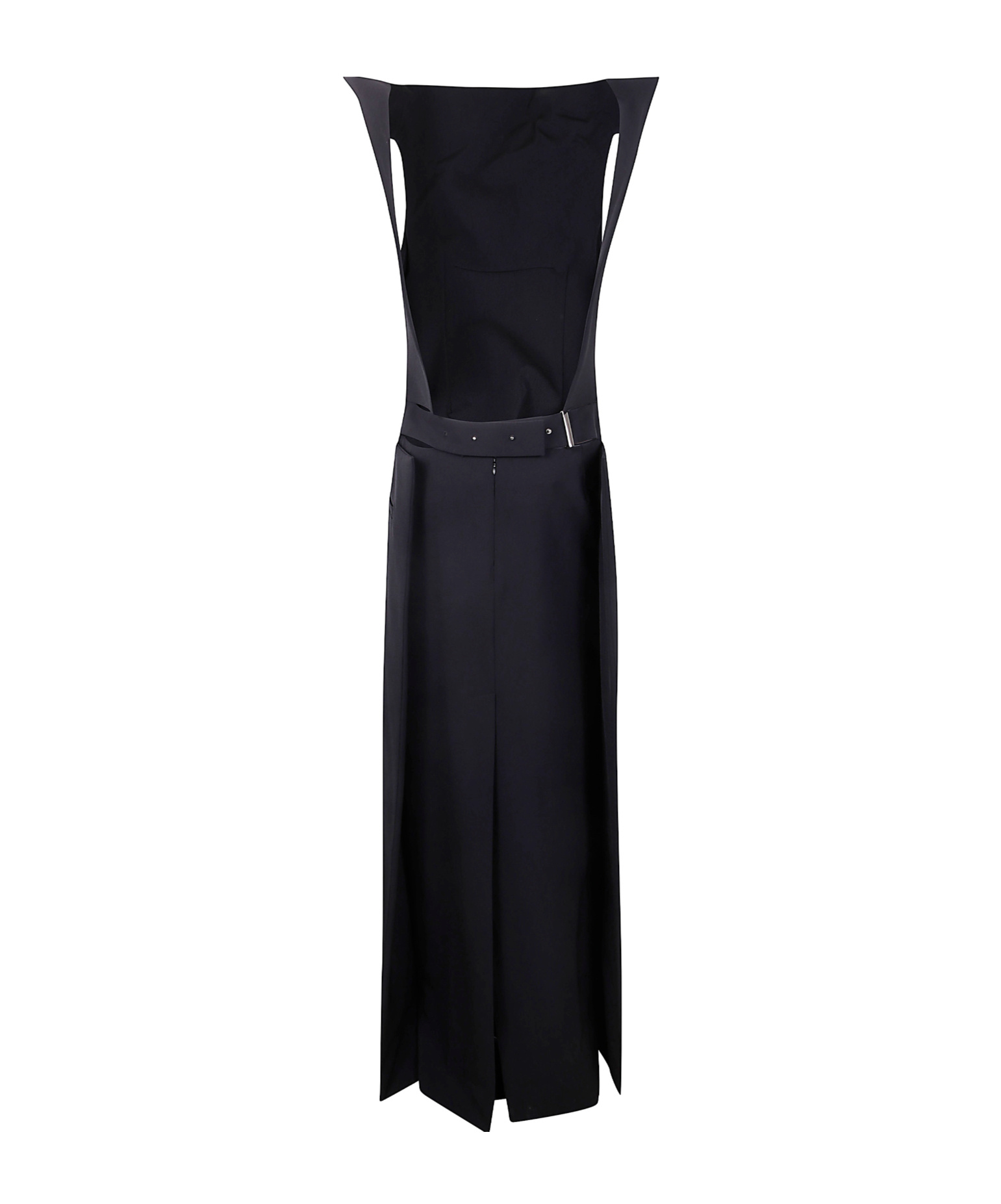 Jean Paul Gaultier Long Backless Dress With Belt On The Back By Jean P In Black