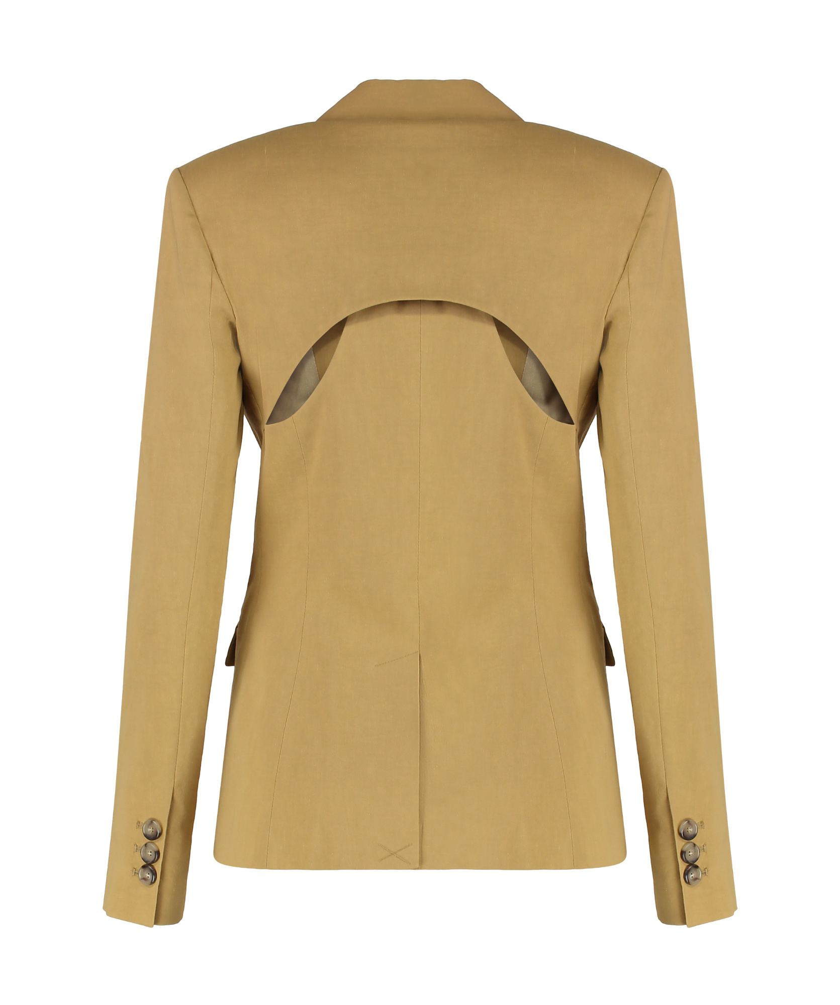 Pinko Linen Blazer Featuring Cut-out Detail