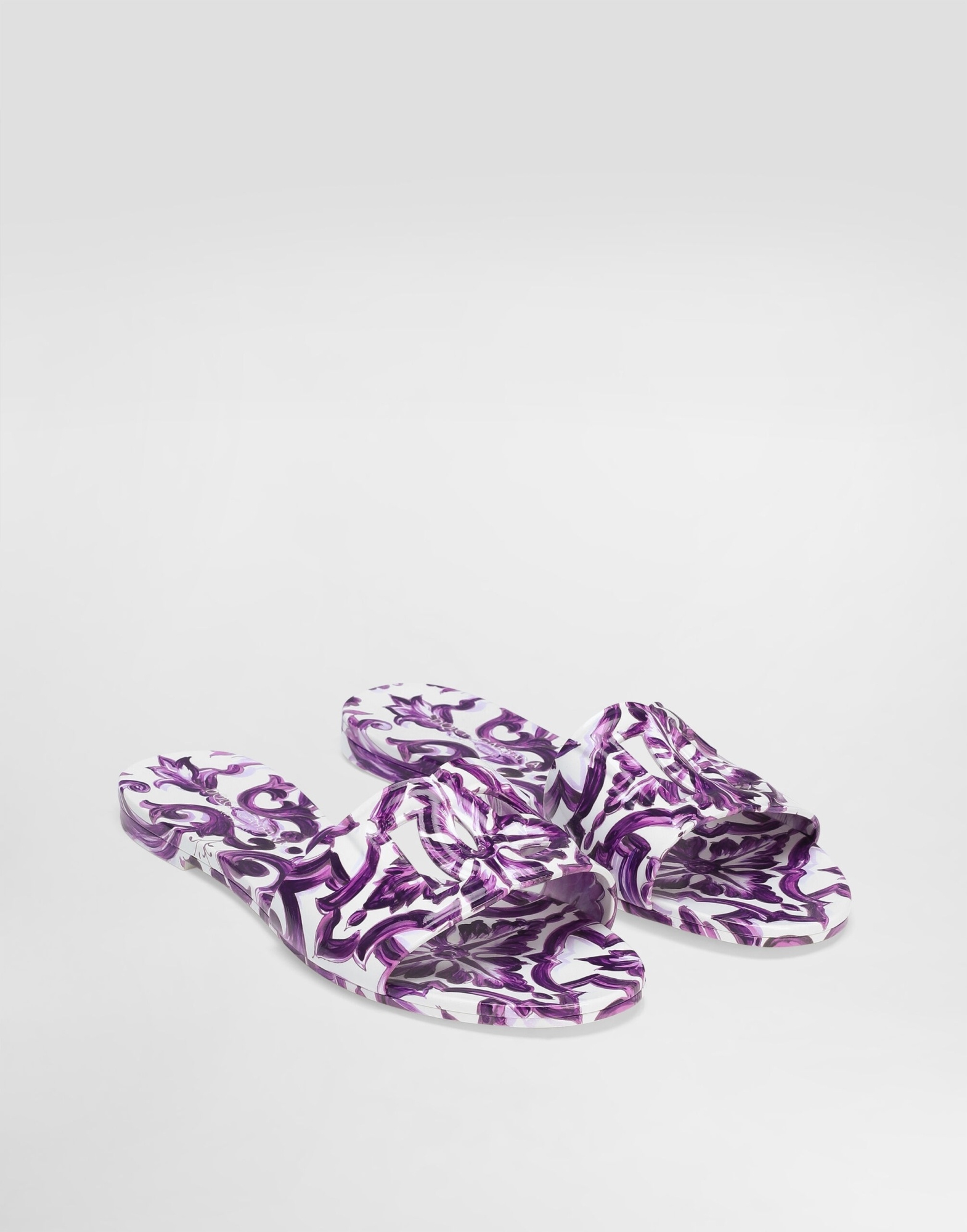 Dolce & Gabbana Maiolica-print Slides