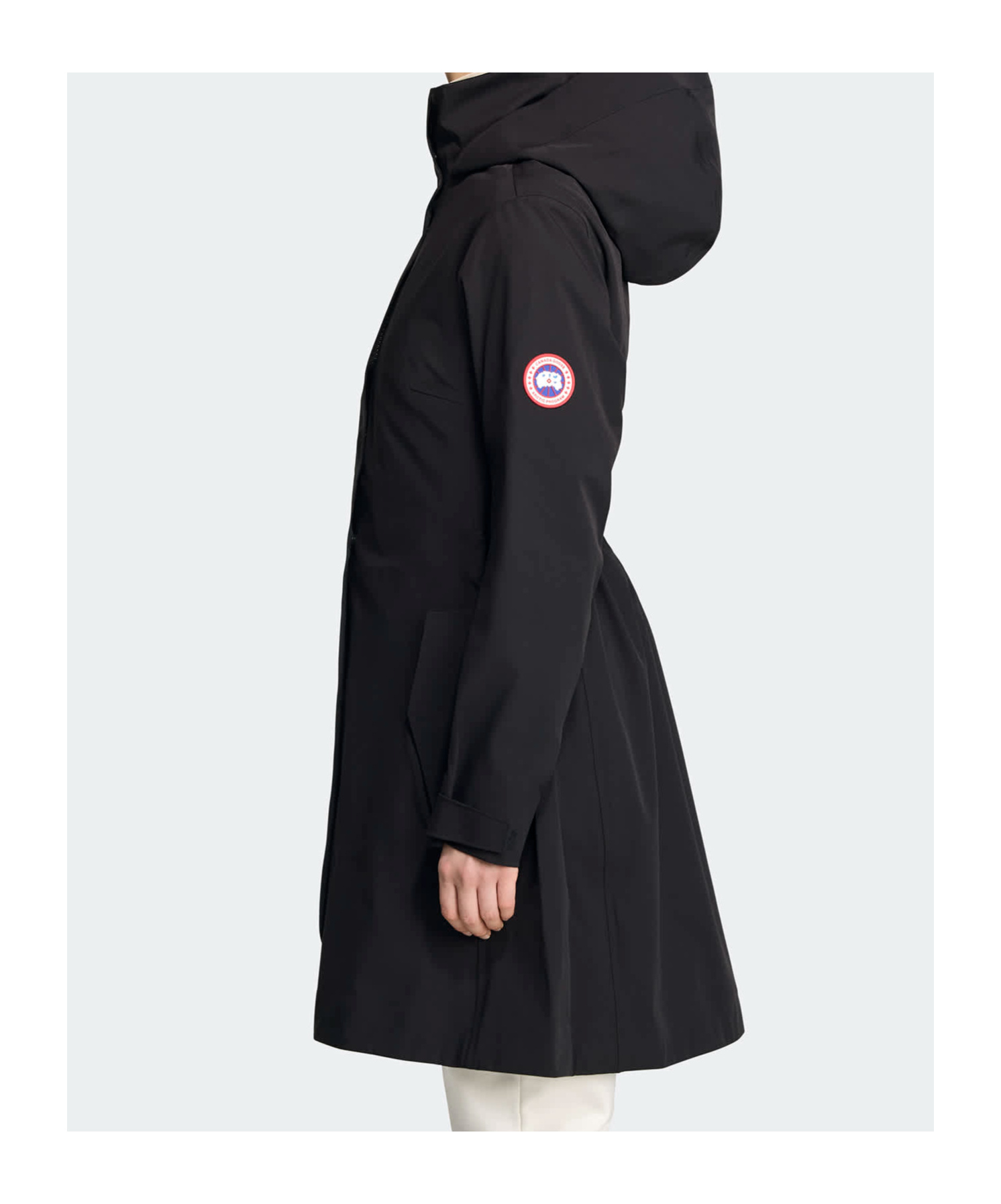 Canada Goose Cardero Rain Jacket In Black