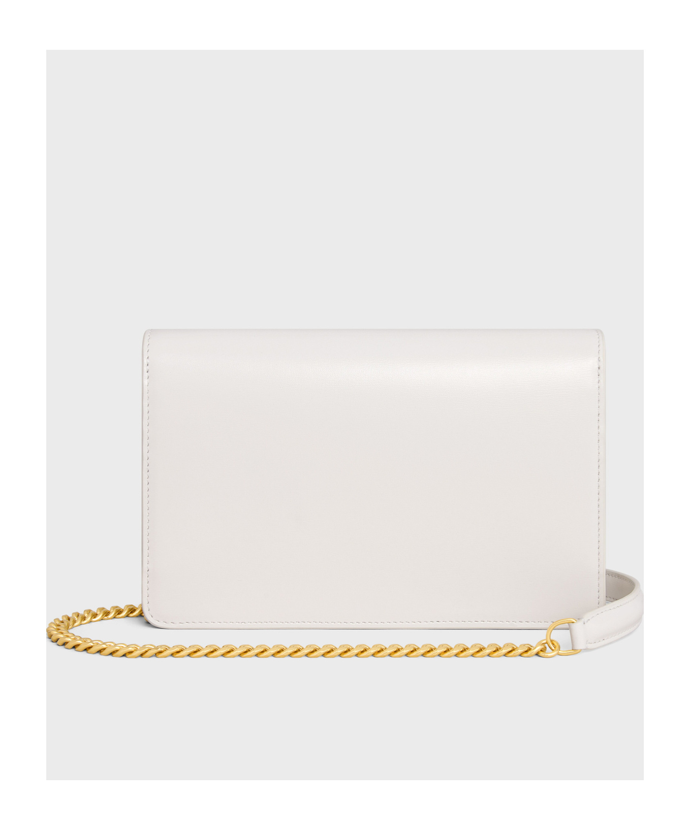 Celine Margo Flip Shoulder Bag In White