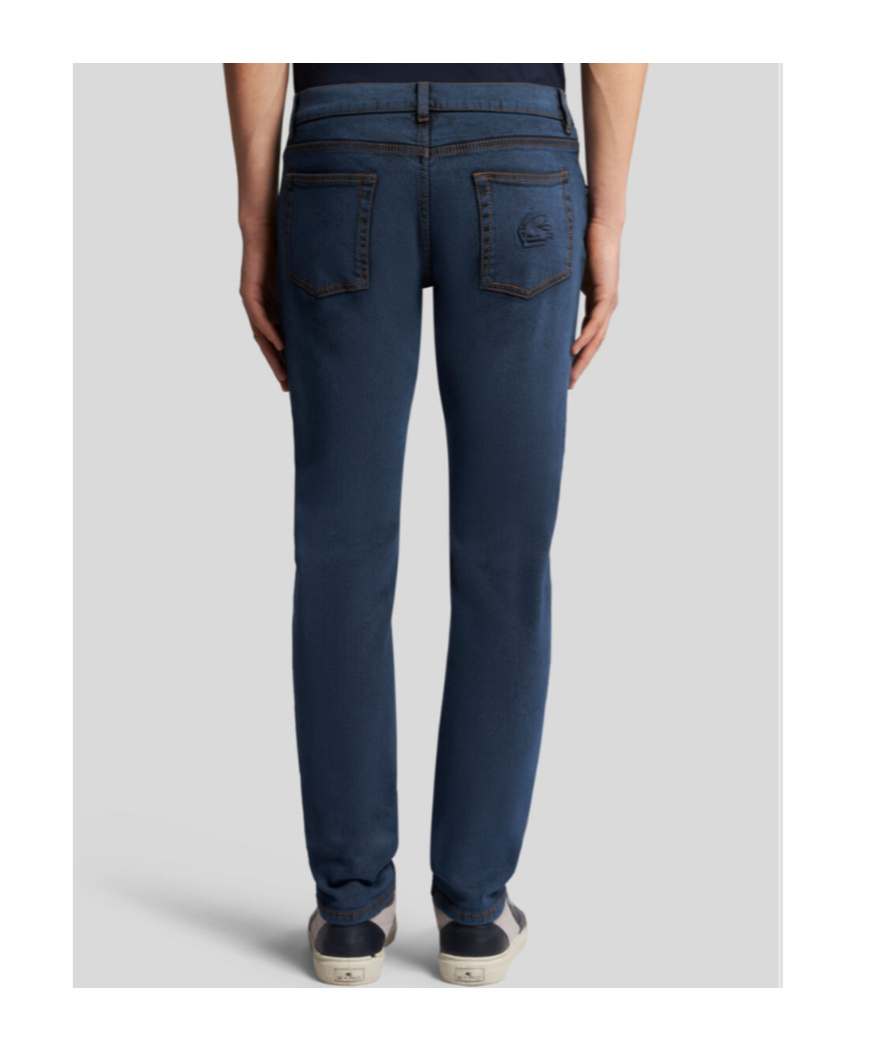 Etro Belt-loop Jeans In Black