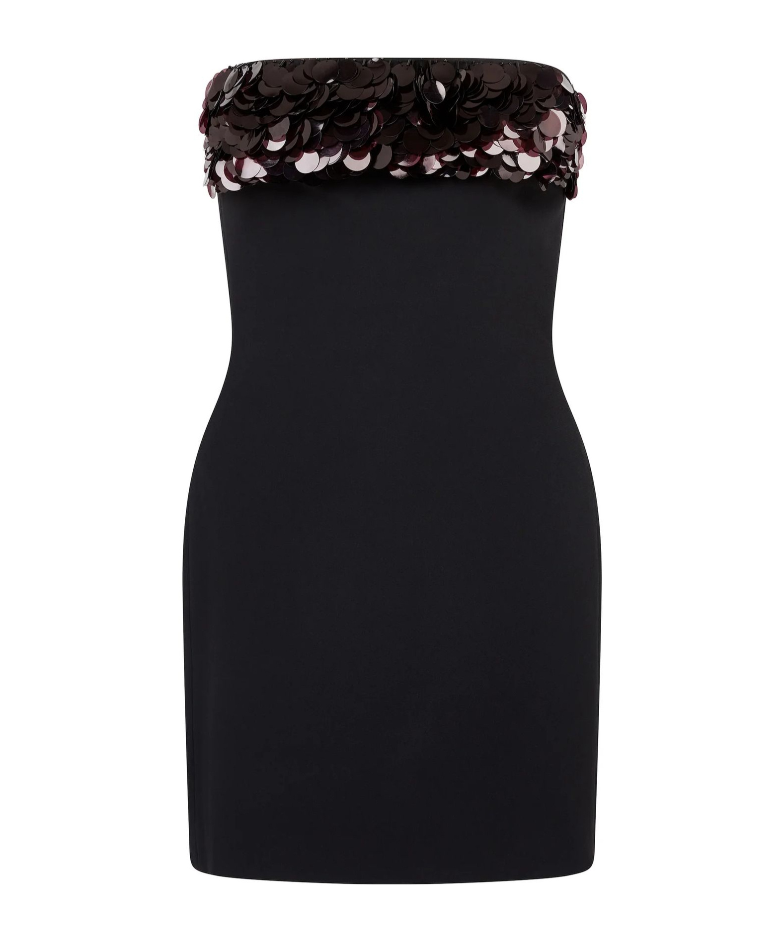 david koma burgundy dress CRYSTAL EMBROIDERED CROSS STRAP MINI DRESS  David Koma