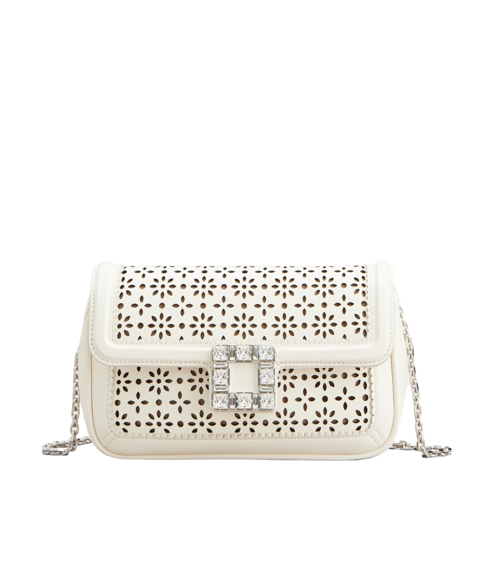 Roger Vivier Jeu De Fille Shoulder Bag In White