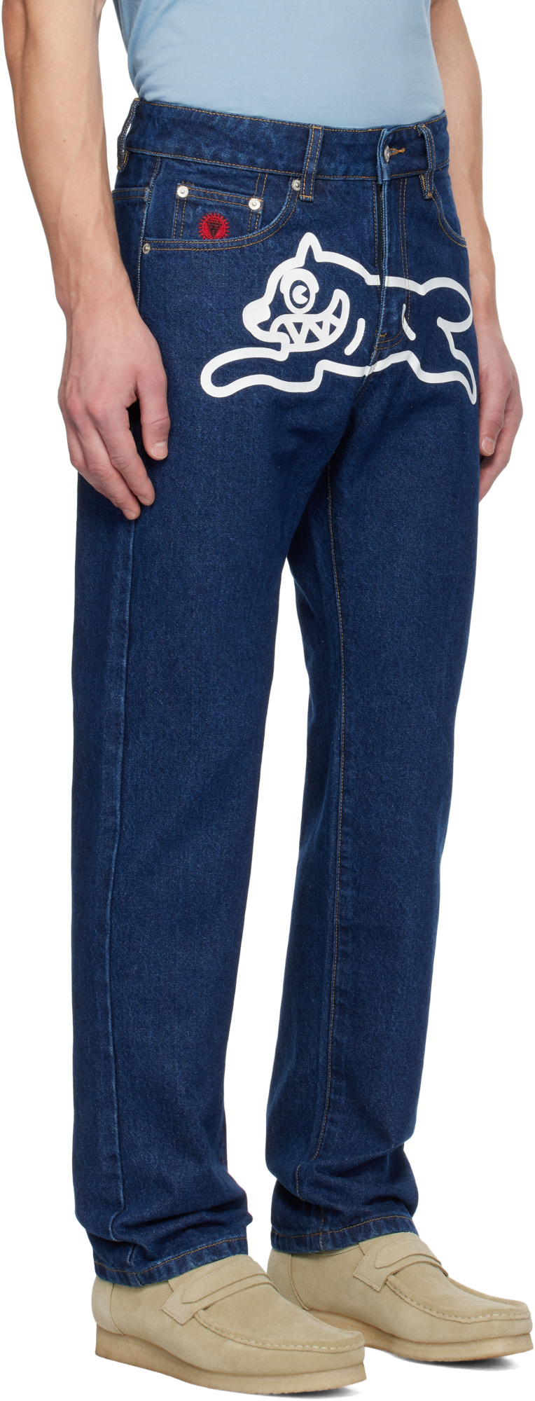 Shop Icecream Running Dog Jeans In Blue