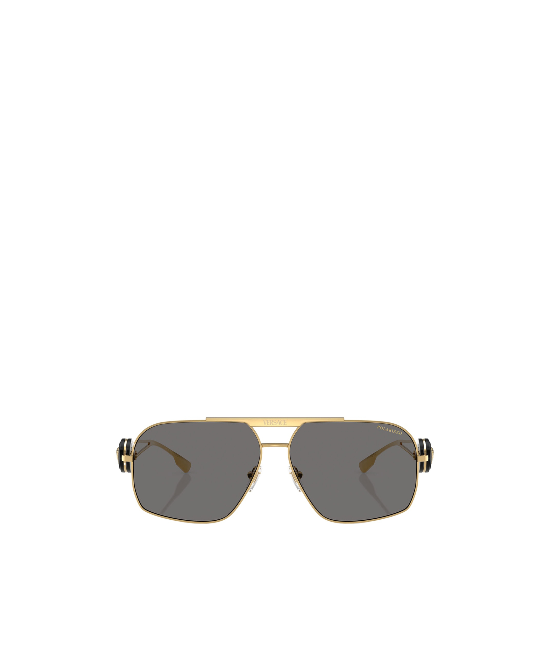 Versace Medusa Pilot-frame Sunglasses In Gray