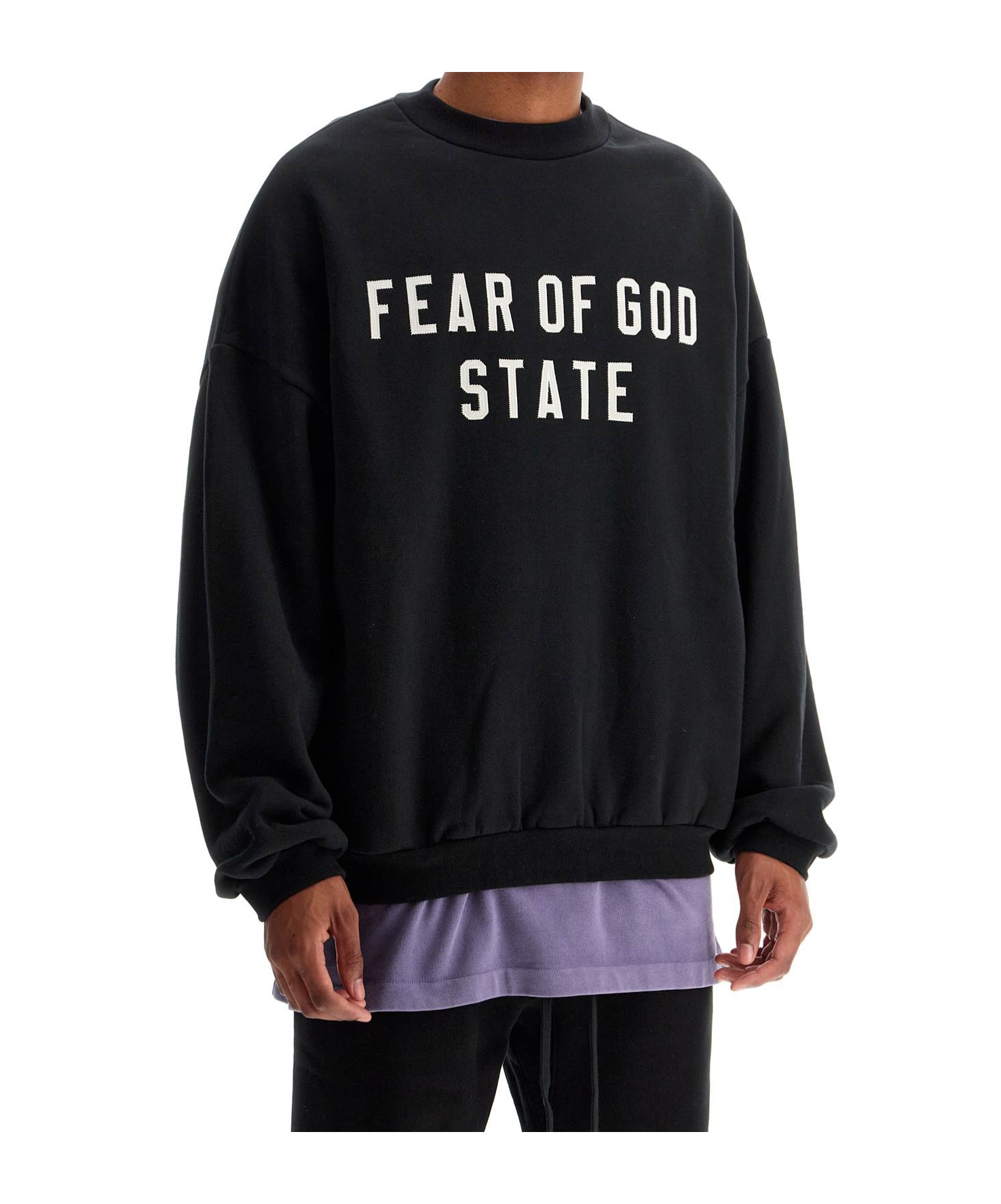 Essentials Fear Of God  Heavy Fleece Crewneck Sweatshirt