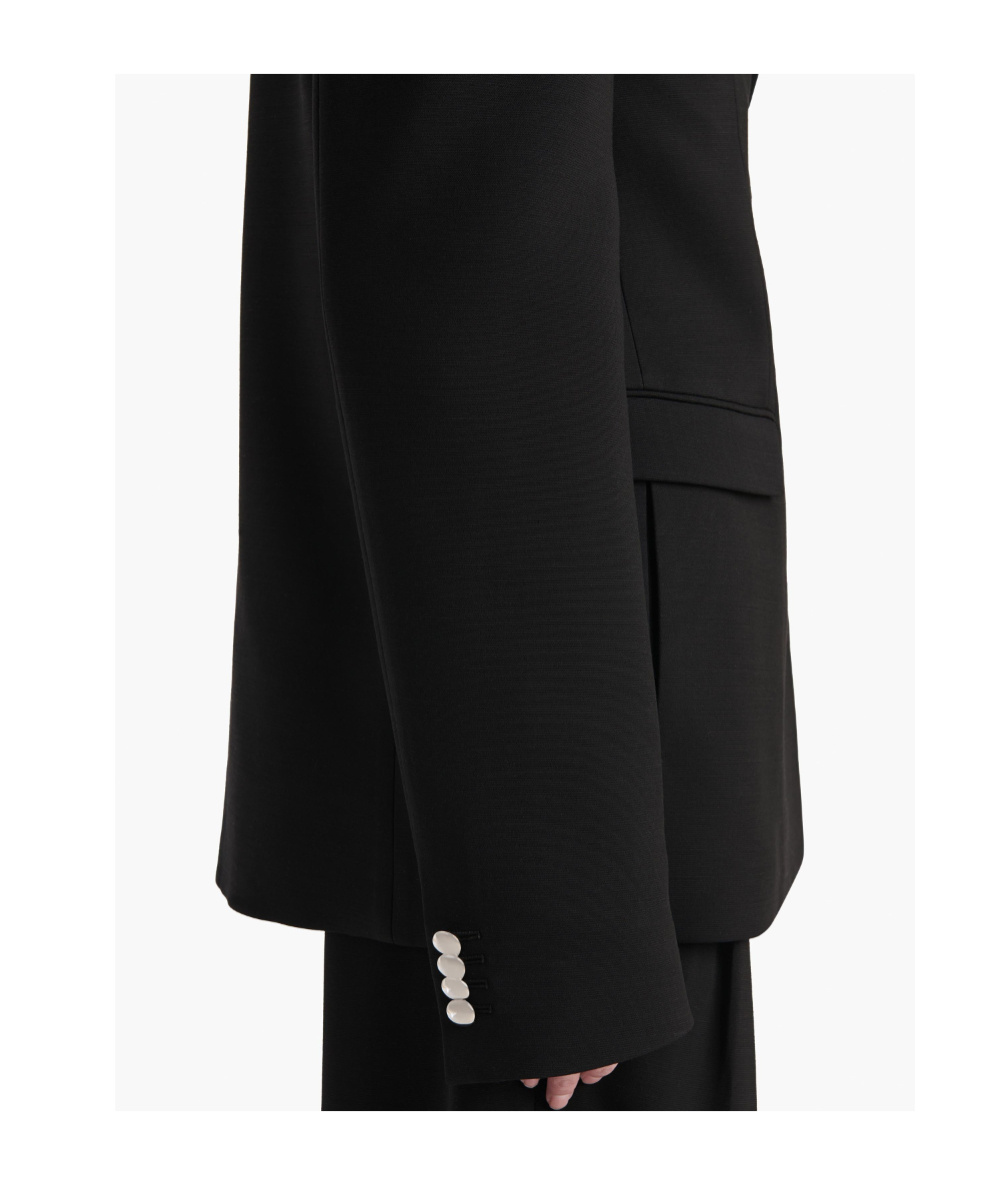Khaite Button Jacket In Black