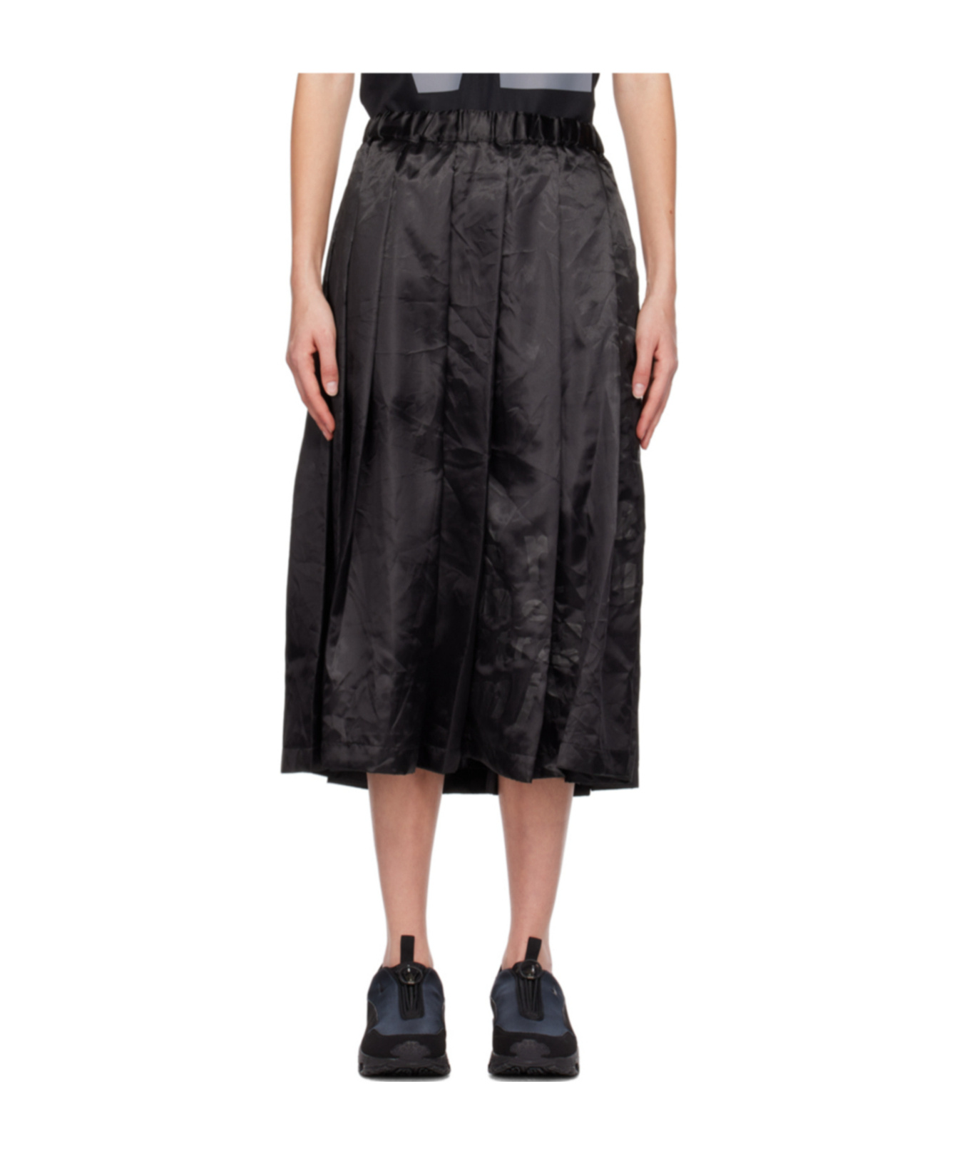 COMME DES GARÇONS PLEATED MEDIUM-LENGTH SKIRT