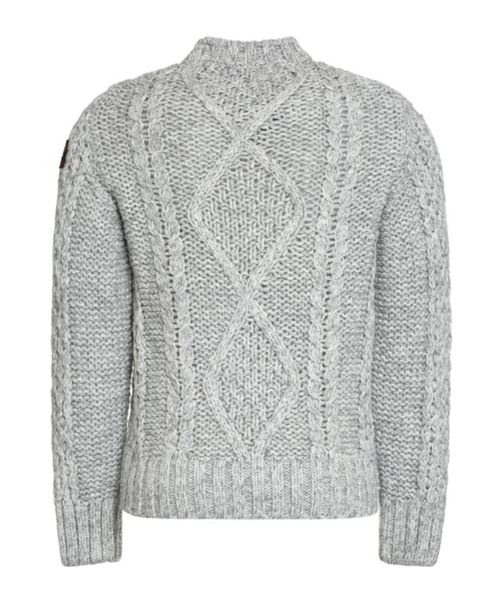 Paul & Shark Cable-knit Jumper In Gray