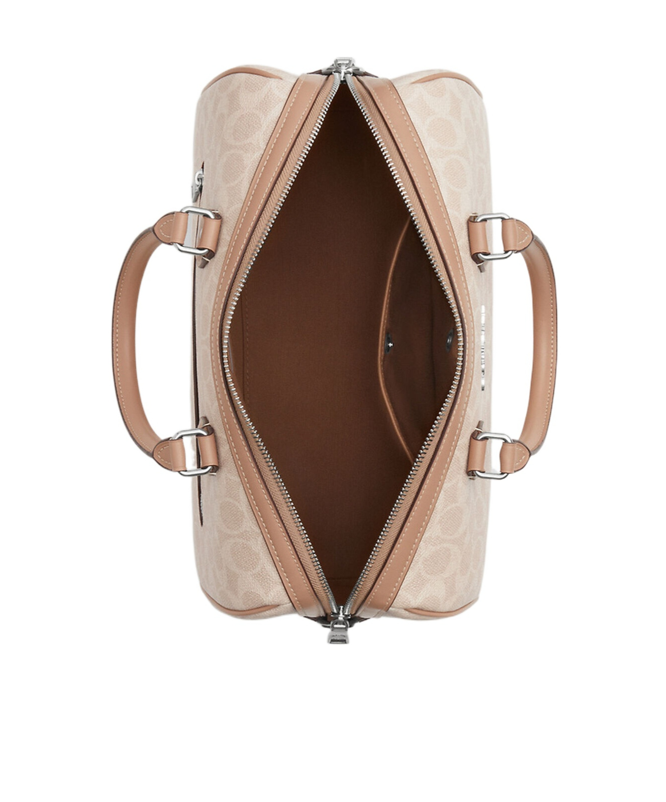 Coach Rowan's Large Iconic Canvas Bag In Nude