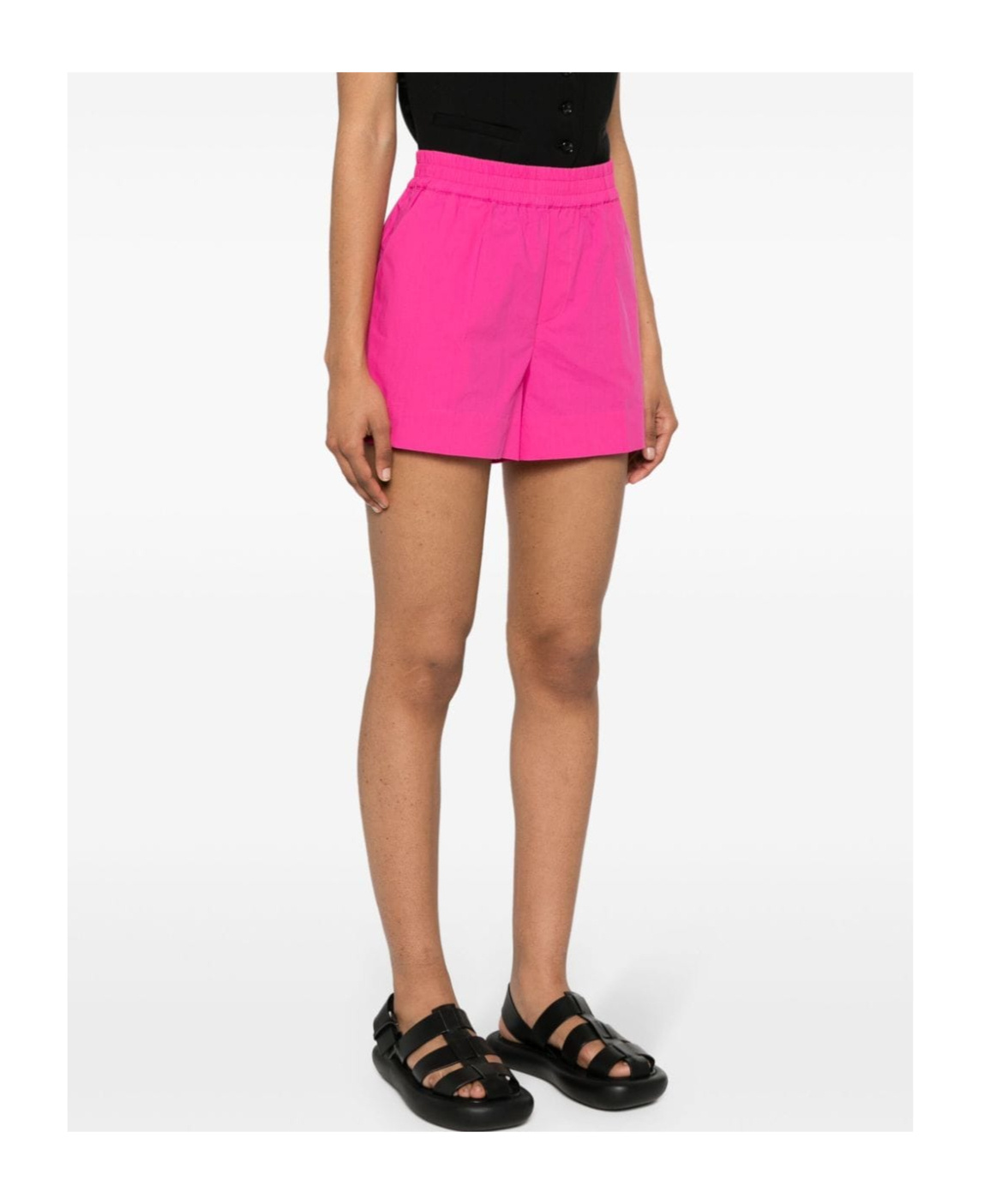 P.a.r.o.s.h Elasticated-waist Cotton Shorts