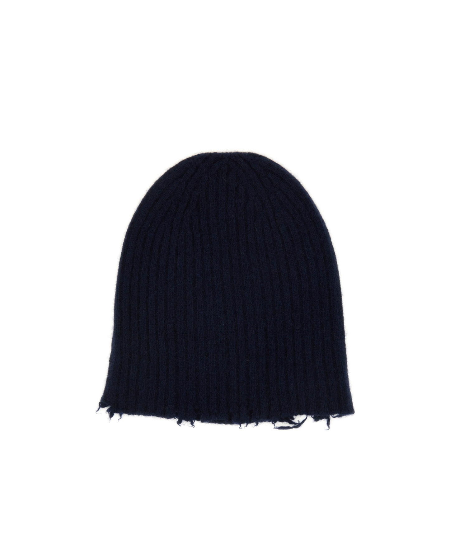 Uma Wang Ribbed Knit Hat In Black