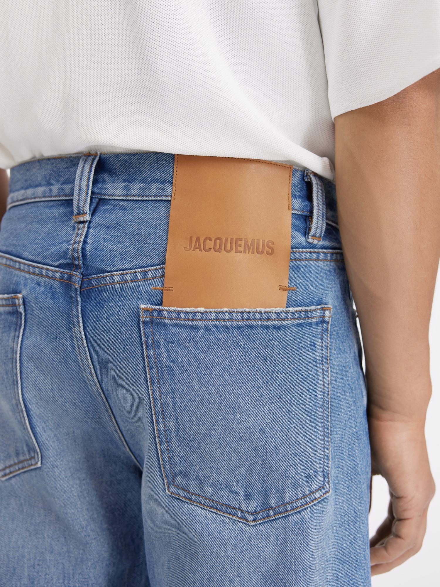 Jacquemus Cotton Jeans In Blue