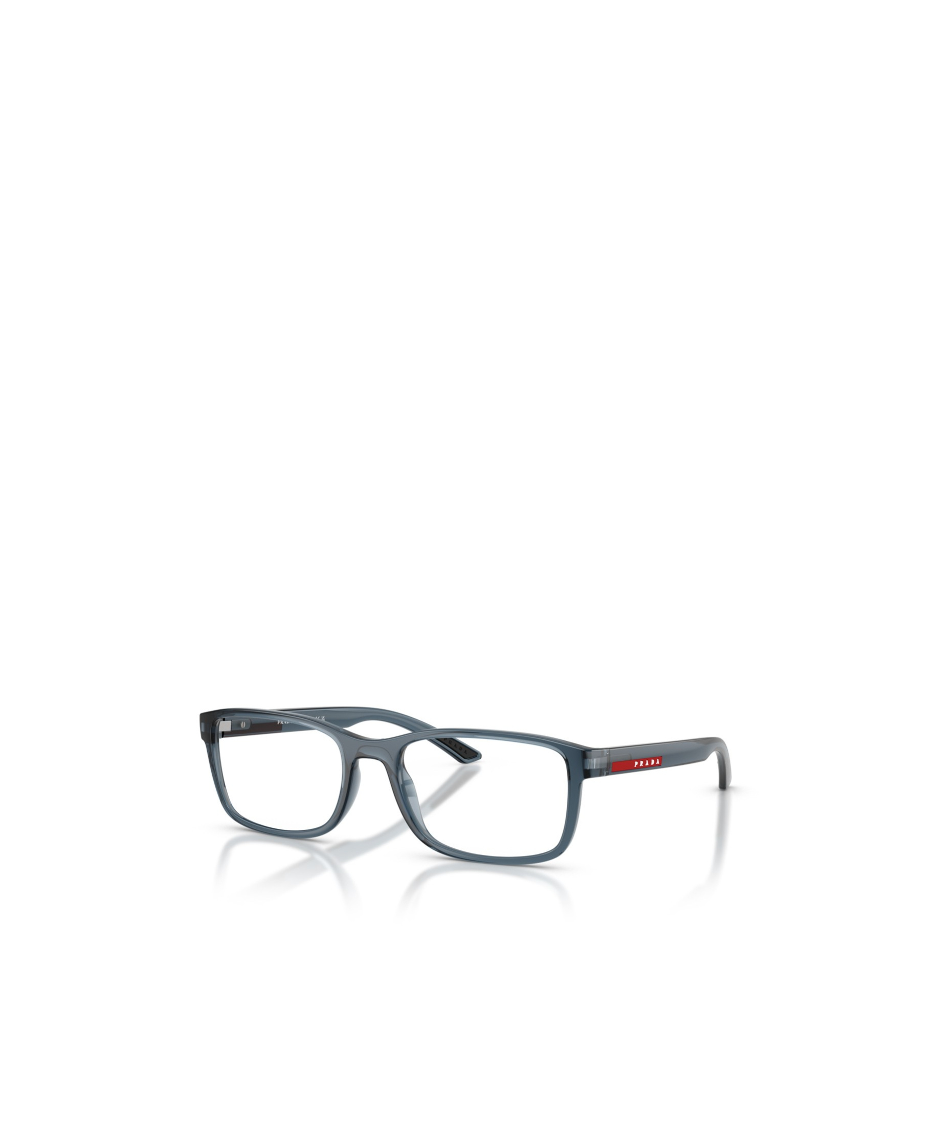 Prada Full Frame Plain Mirror In Gray