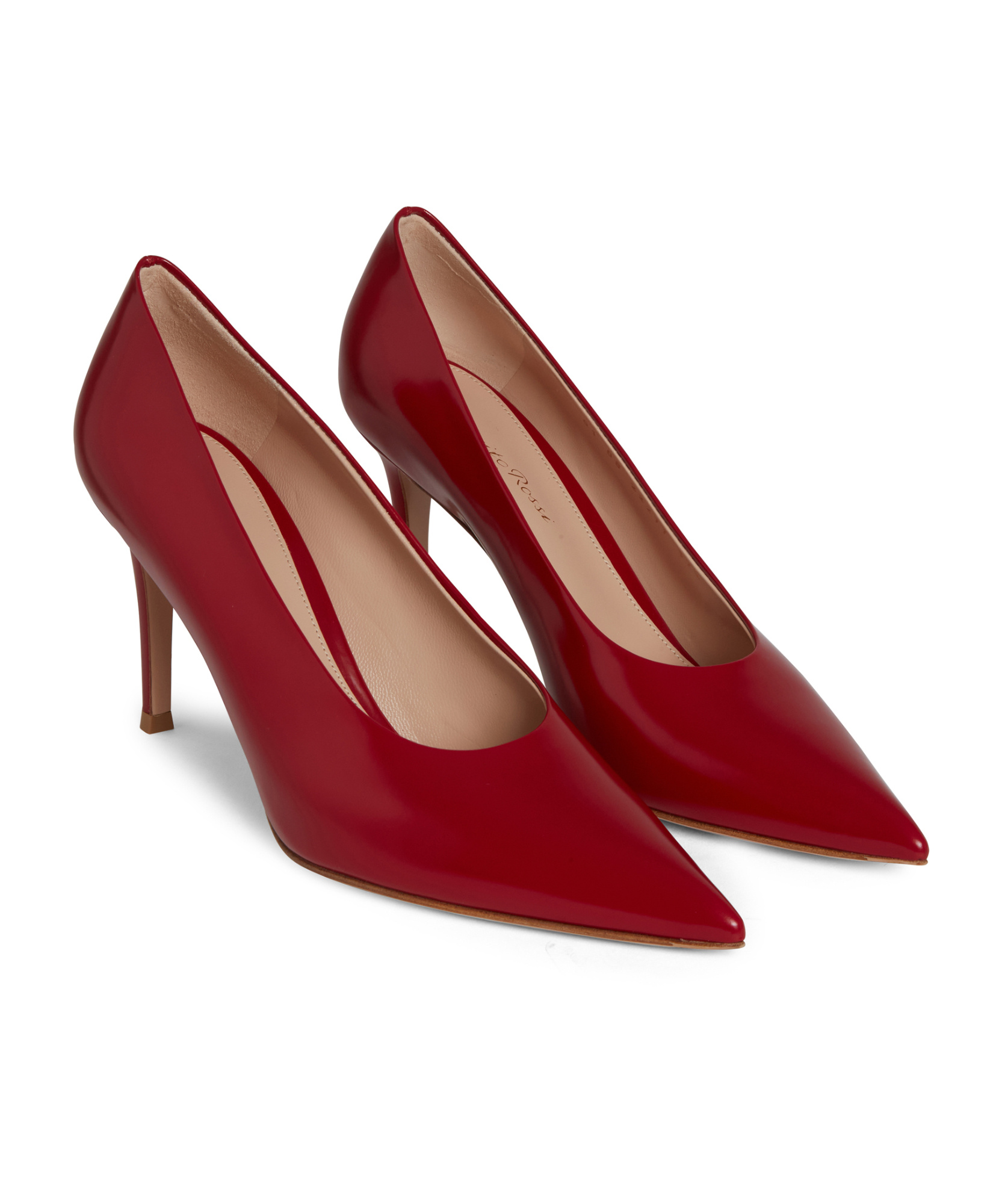 Gianvito Rossi Tokio Pumps In Red