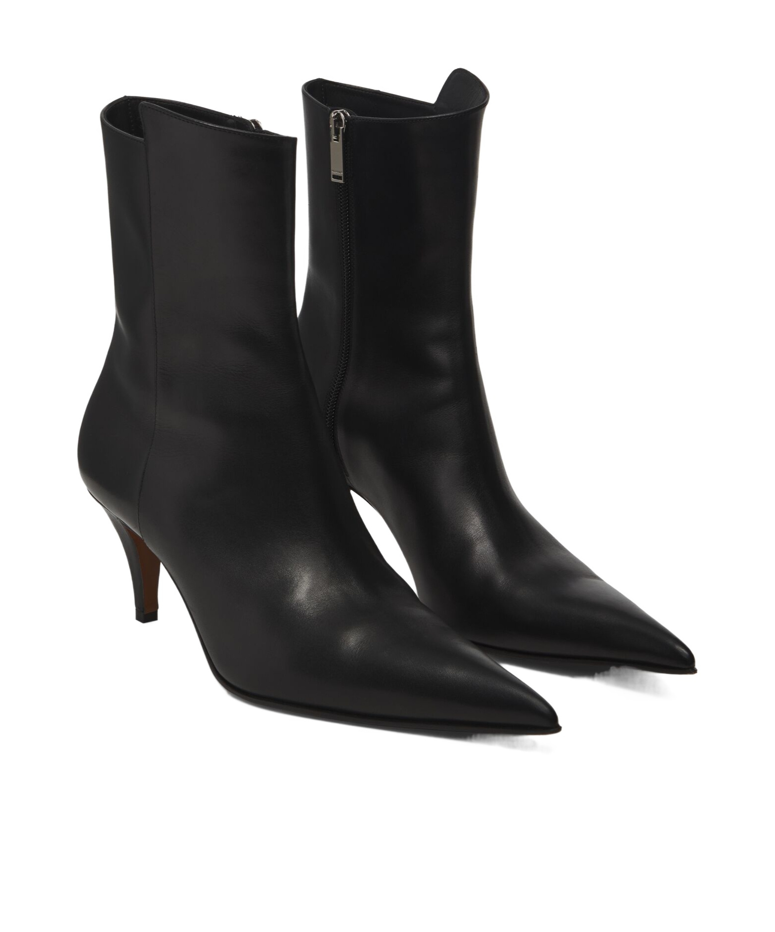 Alexander Mcqueen Birdee Leather Boots In Black