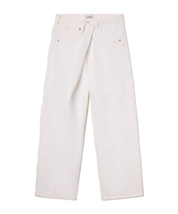 Agolde Ren High Rise Wide Leg Jeans In Tarte