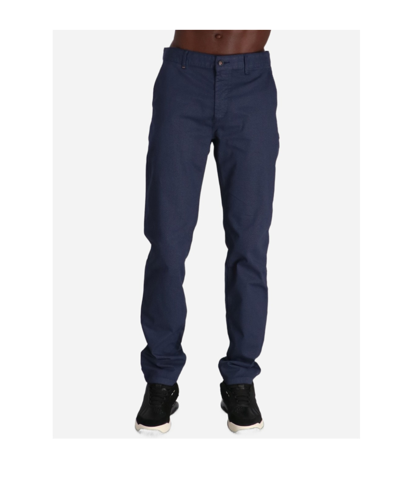 Hugo Boss Belt-loop Casual Pants In Black