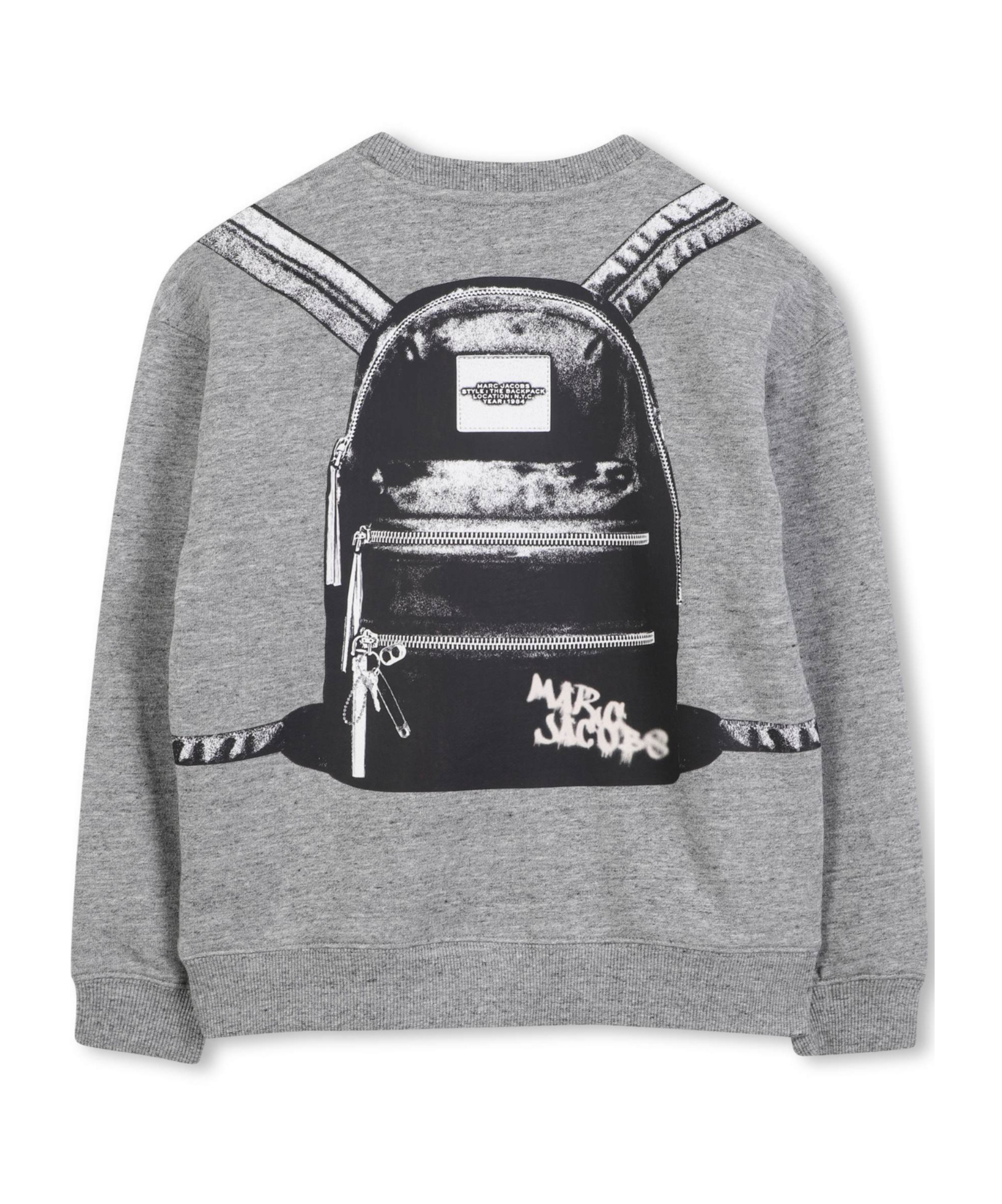 Marc Jacobs Logo Backpack Sweatshirt In Multi