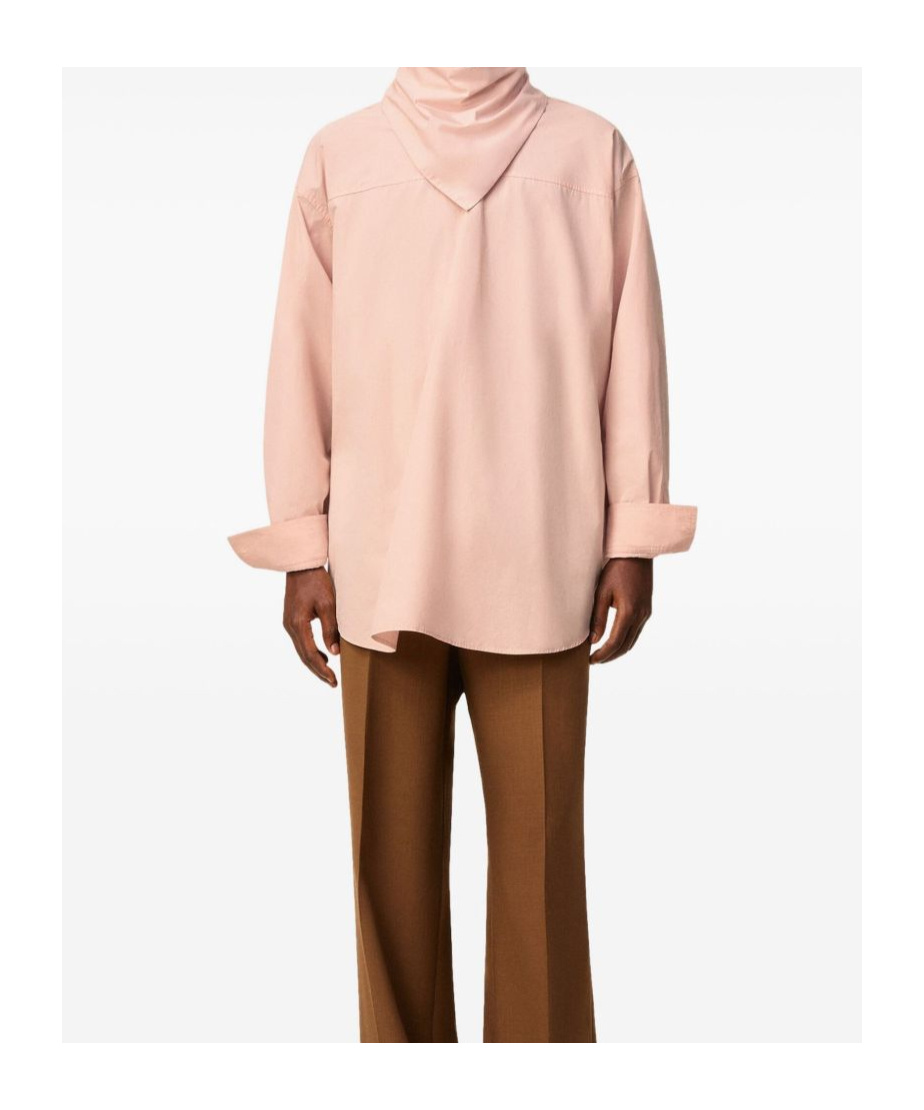 Ami Alexandre Mattiussi Ami Paris Women Bandana Cotton Shirt In Pink