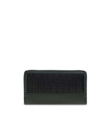 Dolce & Gabbana Leather Long Wallet In Black