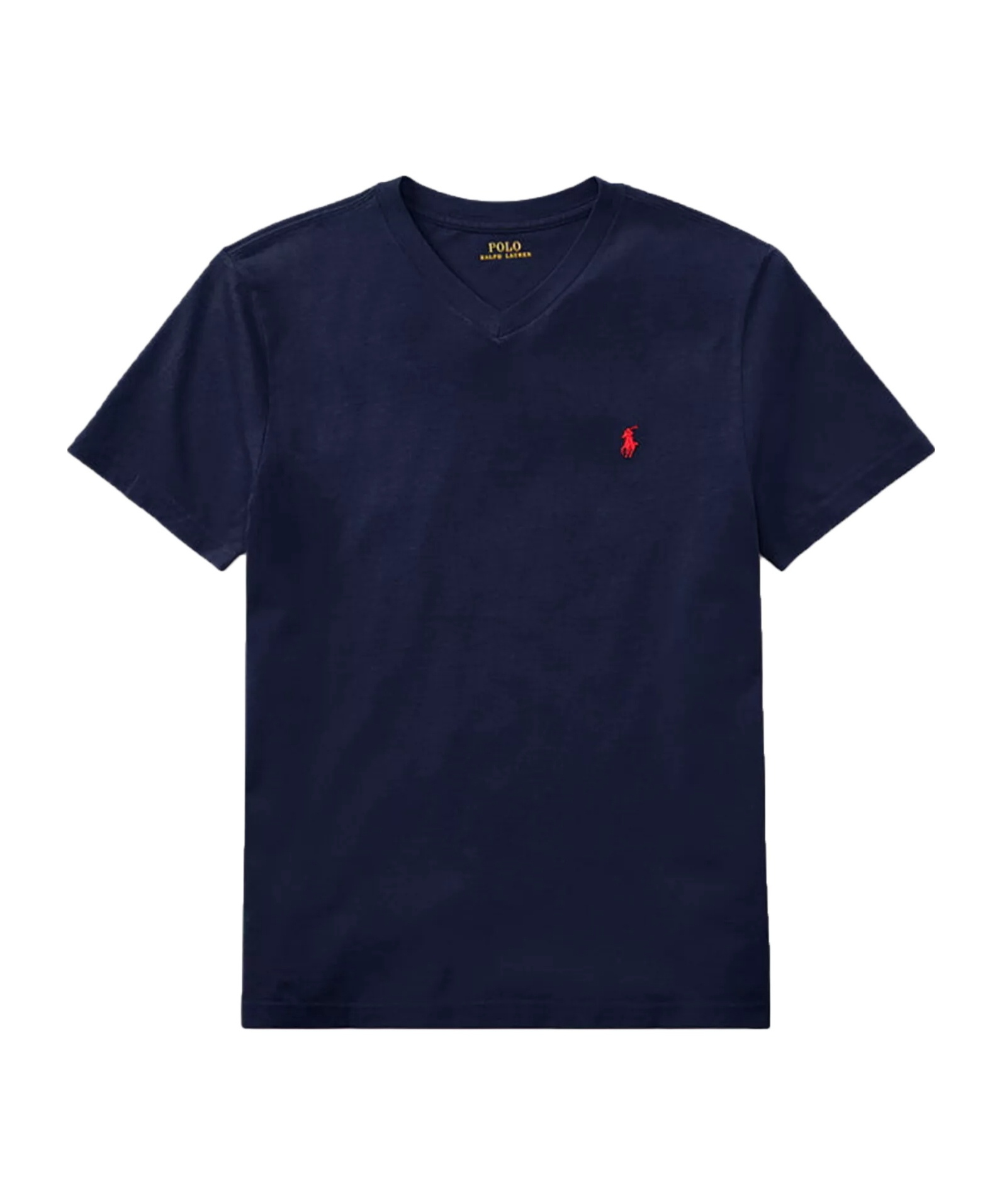 Polo Ralph Lauren Jersey V-neck T-shirt In Black