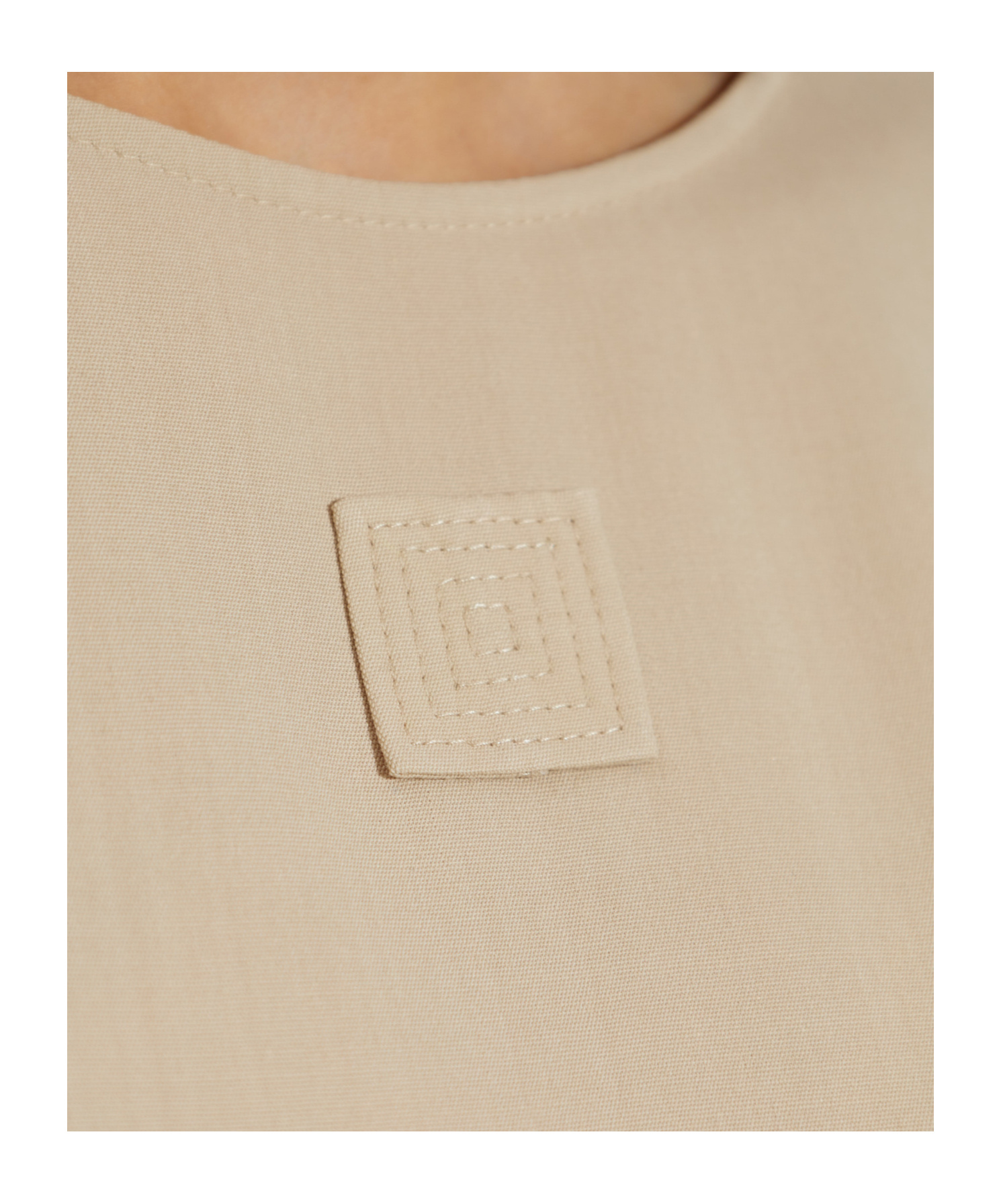 Lanvin Wool Blend T-shirt Dress In Nude