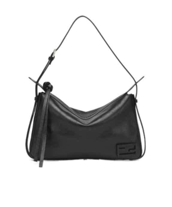 Fendi Simply Medium Shoulder Bag In Black