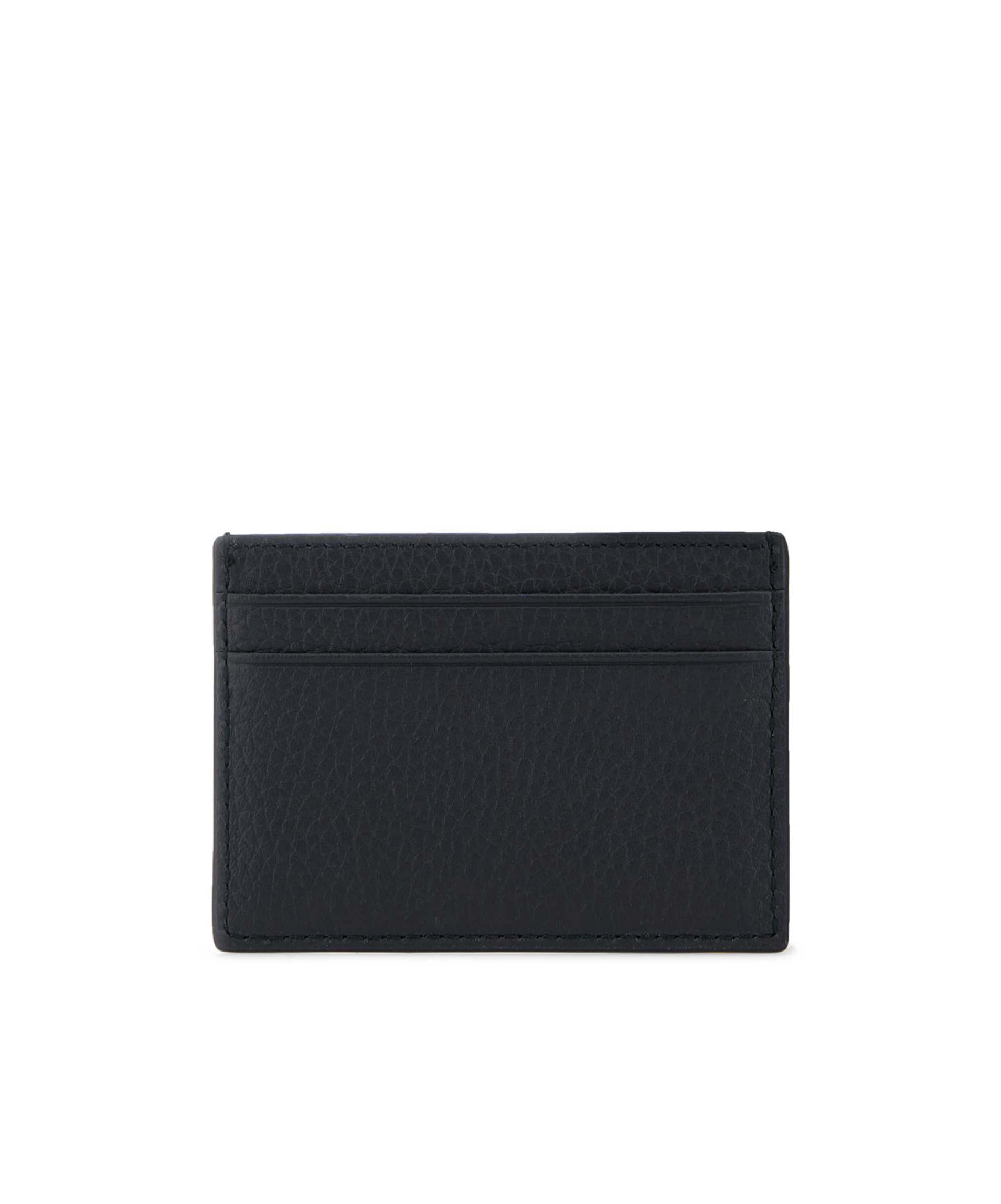 Bally Thar Leather Card Holder In Black