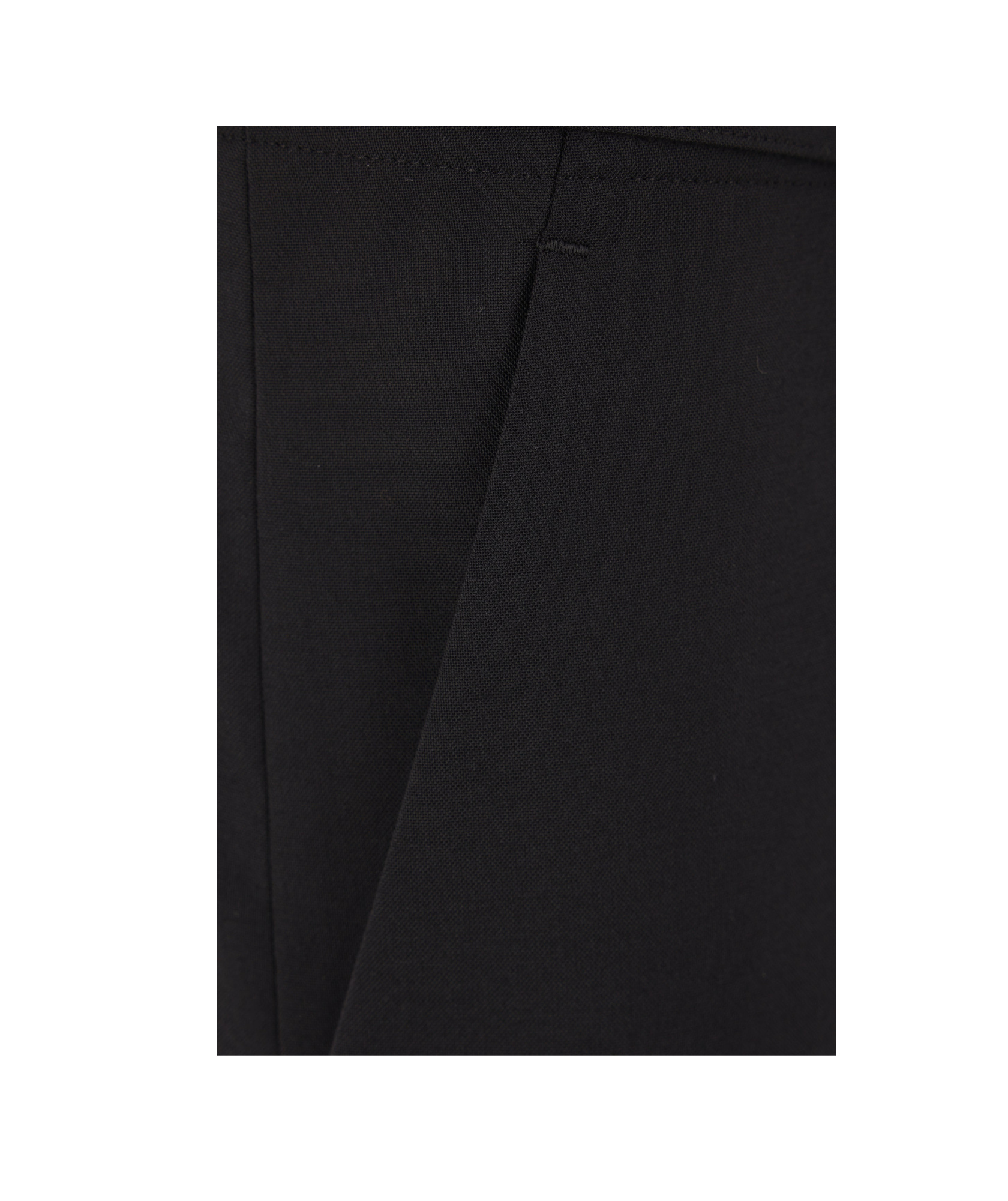 Sacai Belted Cotton Pants In Black