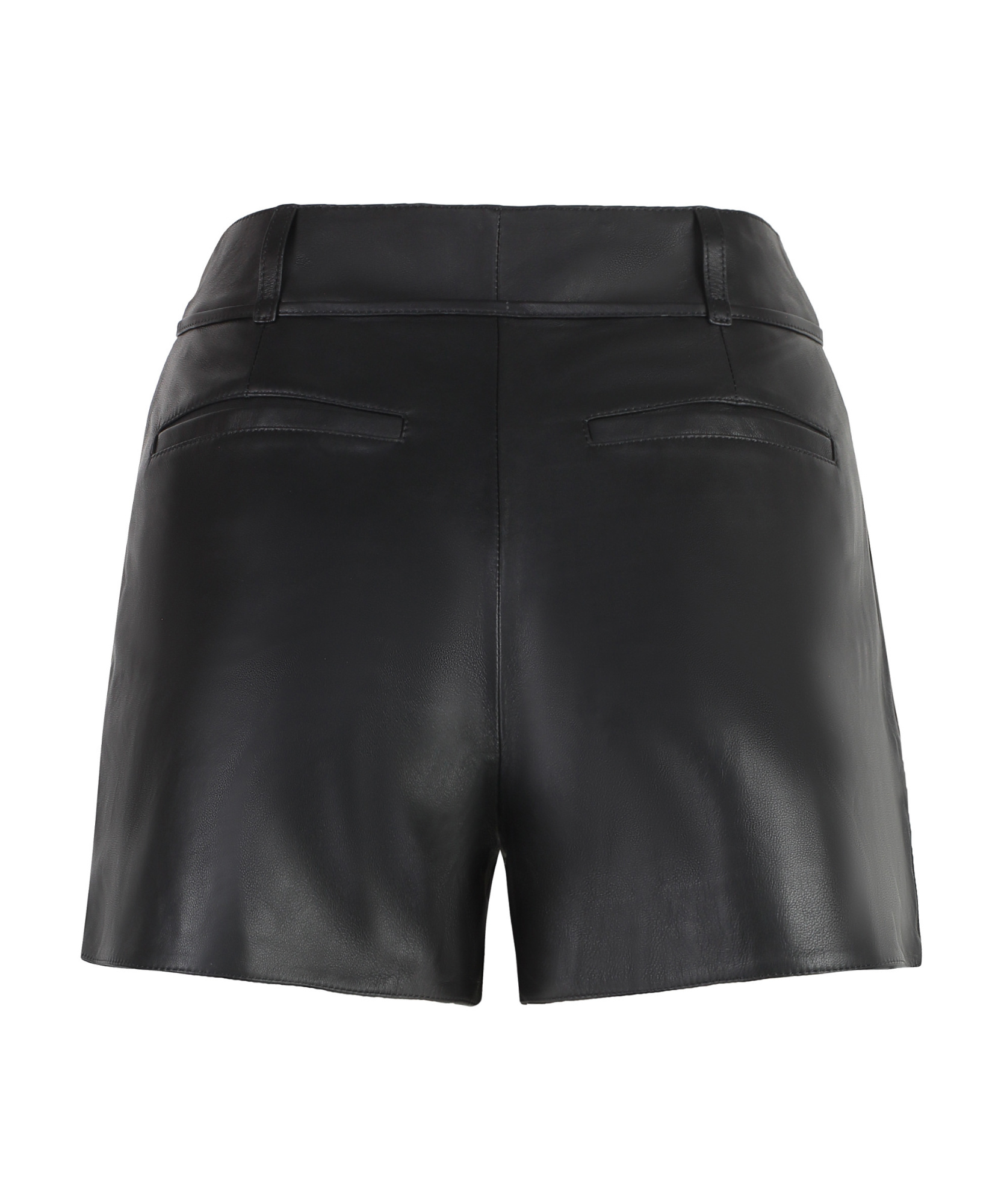Shop Yves Salomon Flared Drawstring Shorts In Black