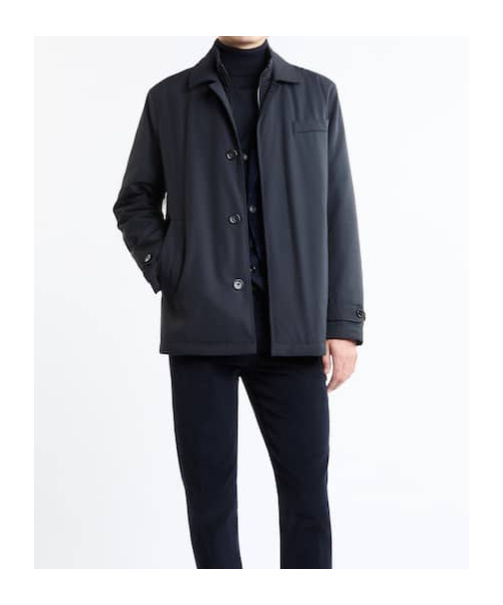 Fay Morning Coat In Black