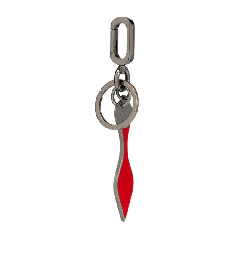 Christian Louboutin Mooncrest Keychain In Red