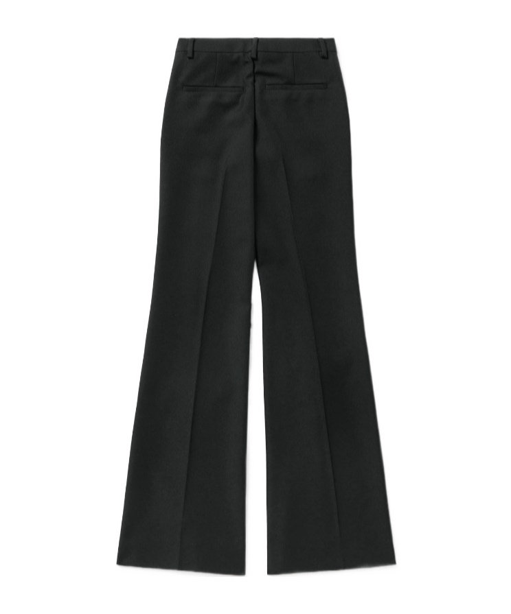 1989 Studio Cotton Flared Trousers In Green