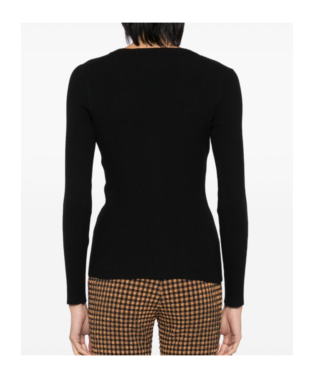 Shop Maison Kitsuné Baby Fox Patch Cardigan In Black